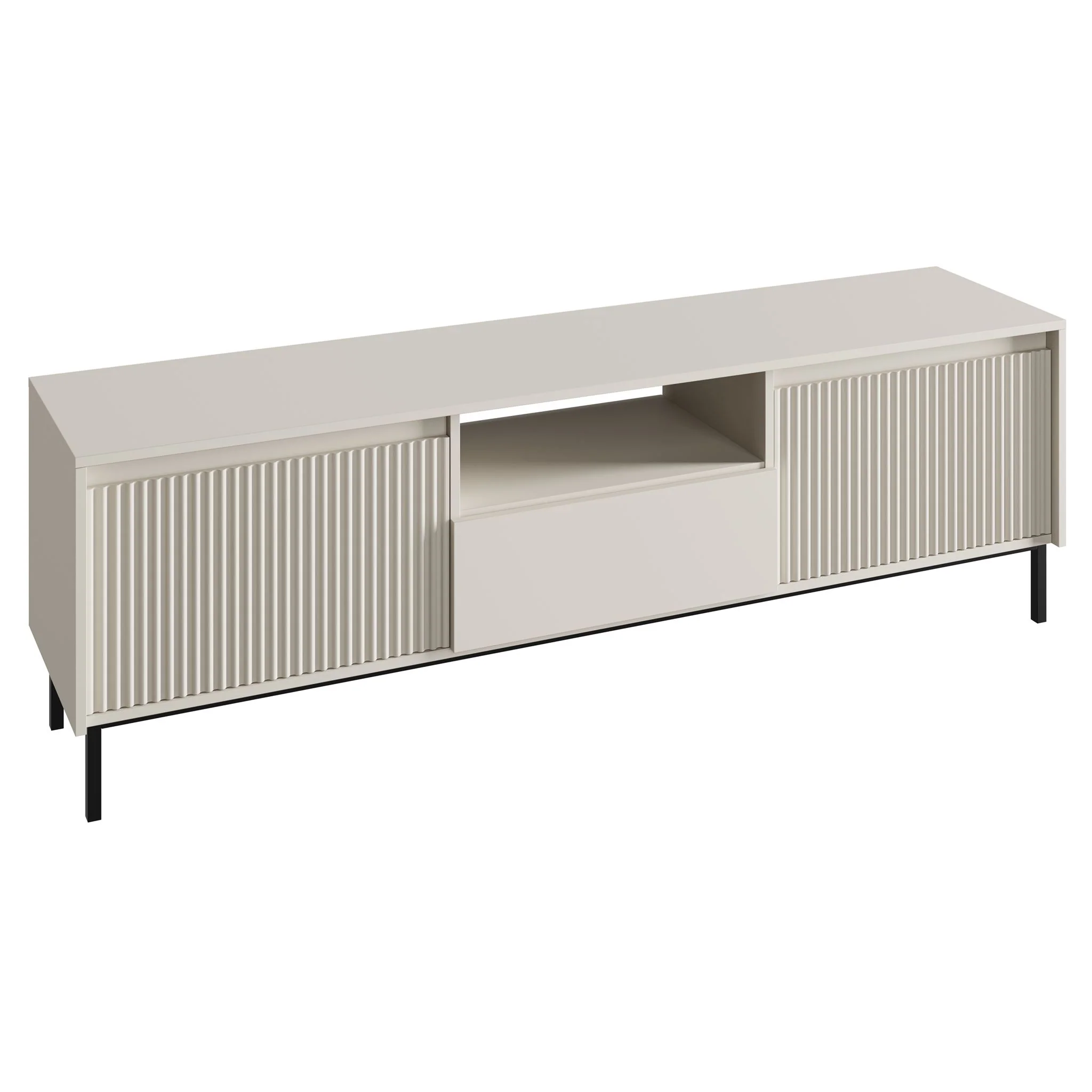Orvana - TV-Meubel met 2 deuren - Beige  - 174x40x60 cm - Image 6
