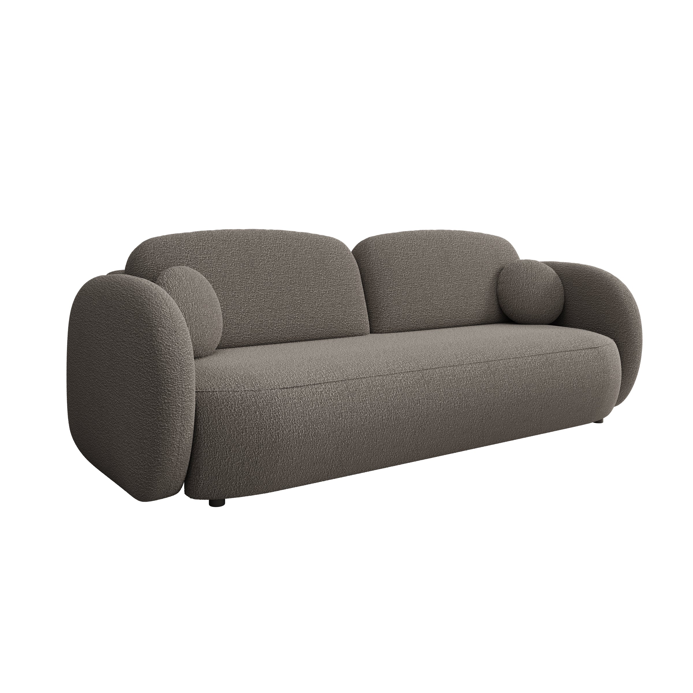 Ovela - Slaapbank - Teddystof bruin - 238x101x87 cm - Image 6
