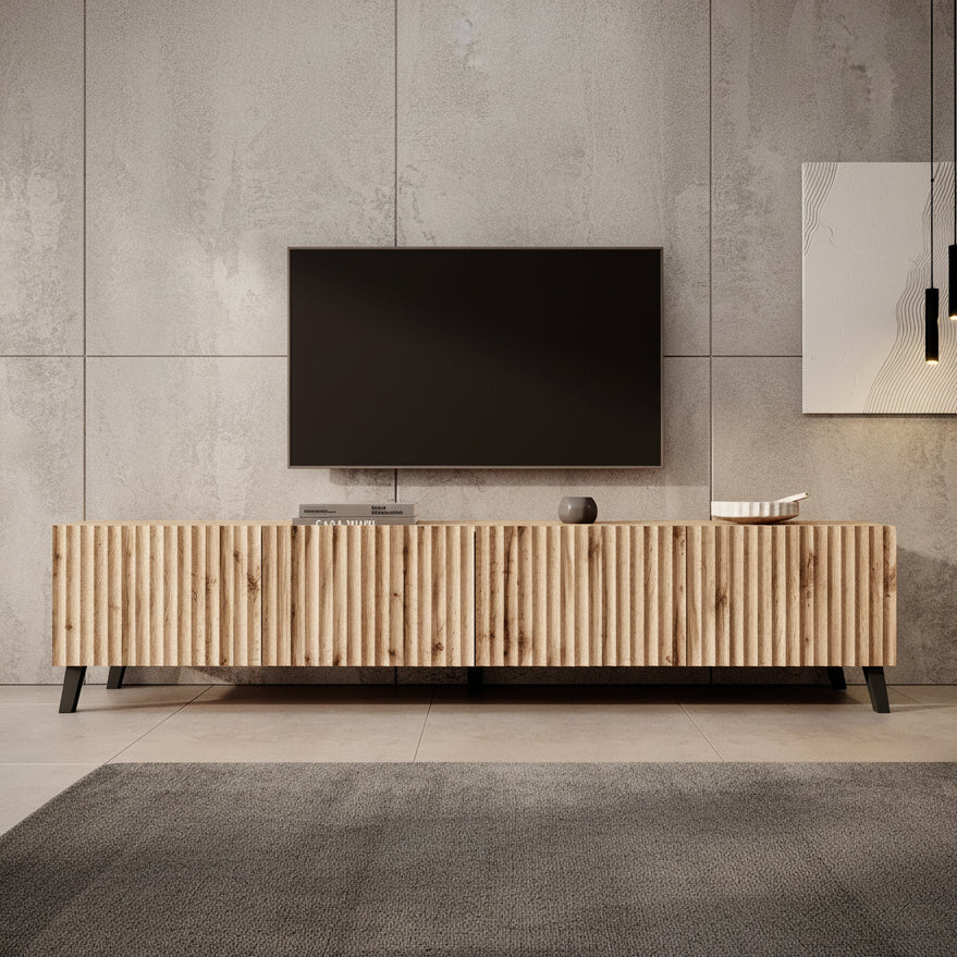 Pepinos 2 - TV-Meubel - Eiken - 200x42x44 cm - Image 3