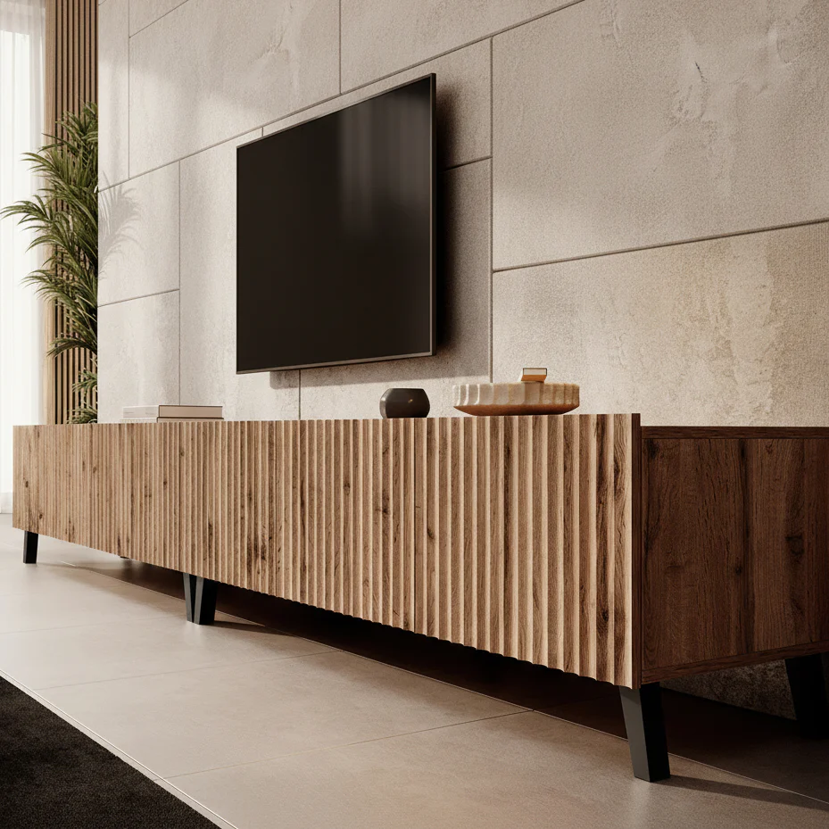 Pepinos 2 - TV-Meubel - Eiken - 300x42x44 cm - Image 4