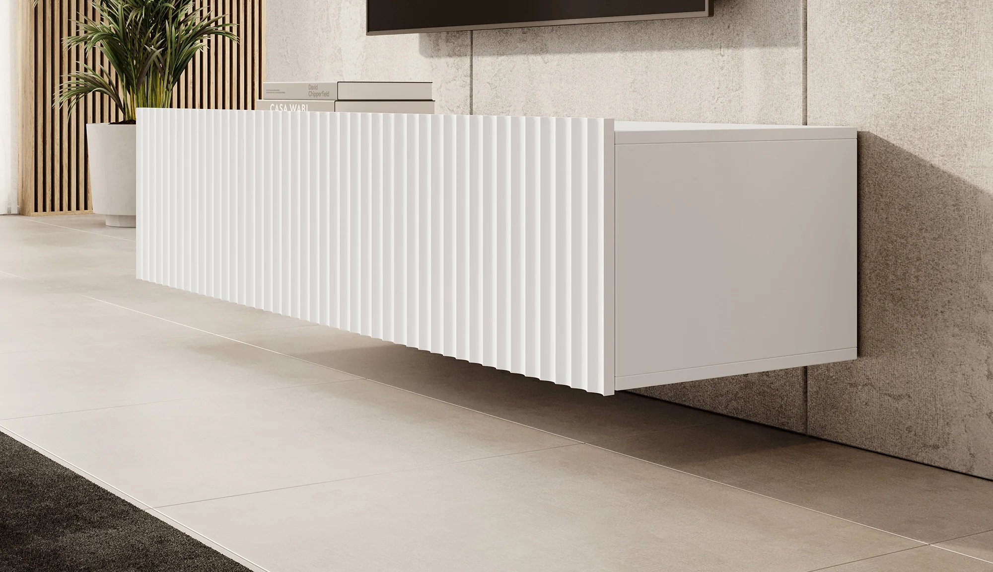 Pepinos - TV-Meubel - Wit - 150x42x33 cm - Image 4