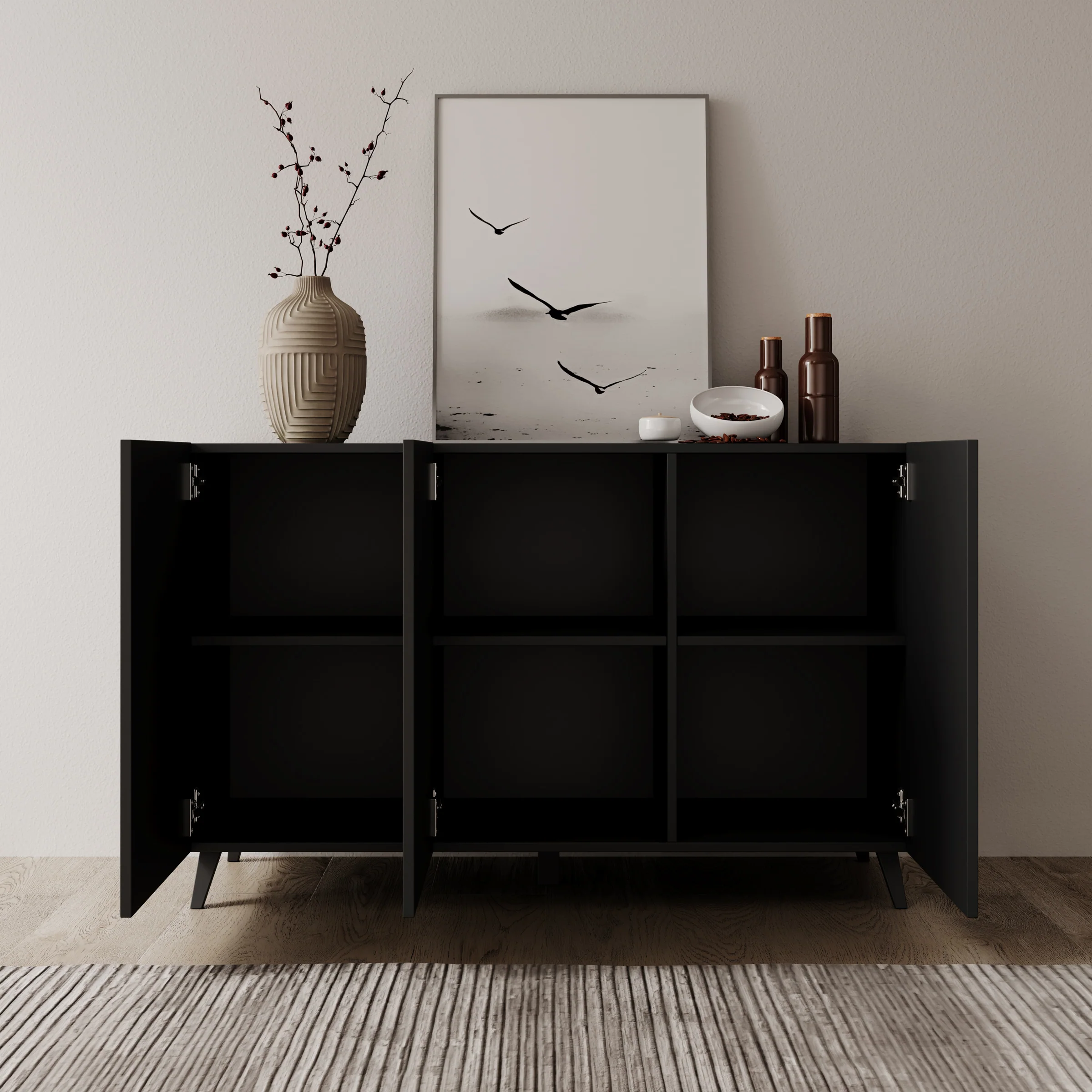 Pulse 3 - Dressoir - Zwart mat - 120x39x76 cm - Image 2