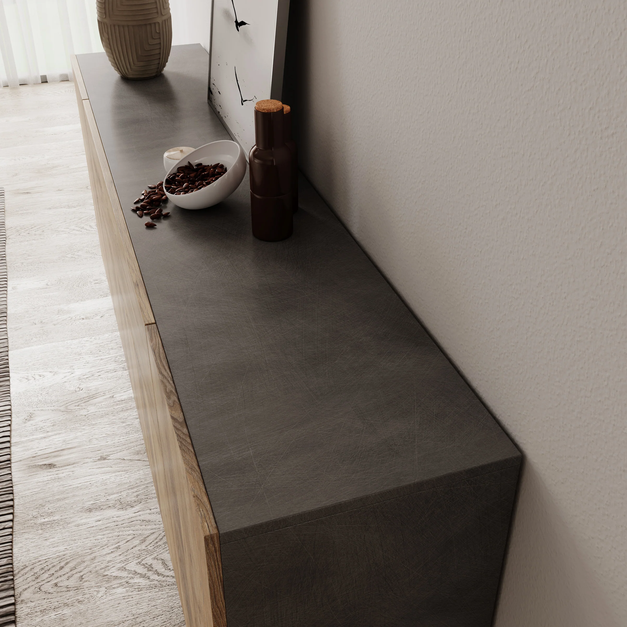 Pulse 4 - Dressoir - Eikenpatroon/Grijs - 180x39x76 cm - Image 5