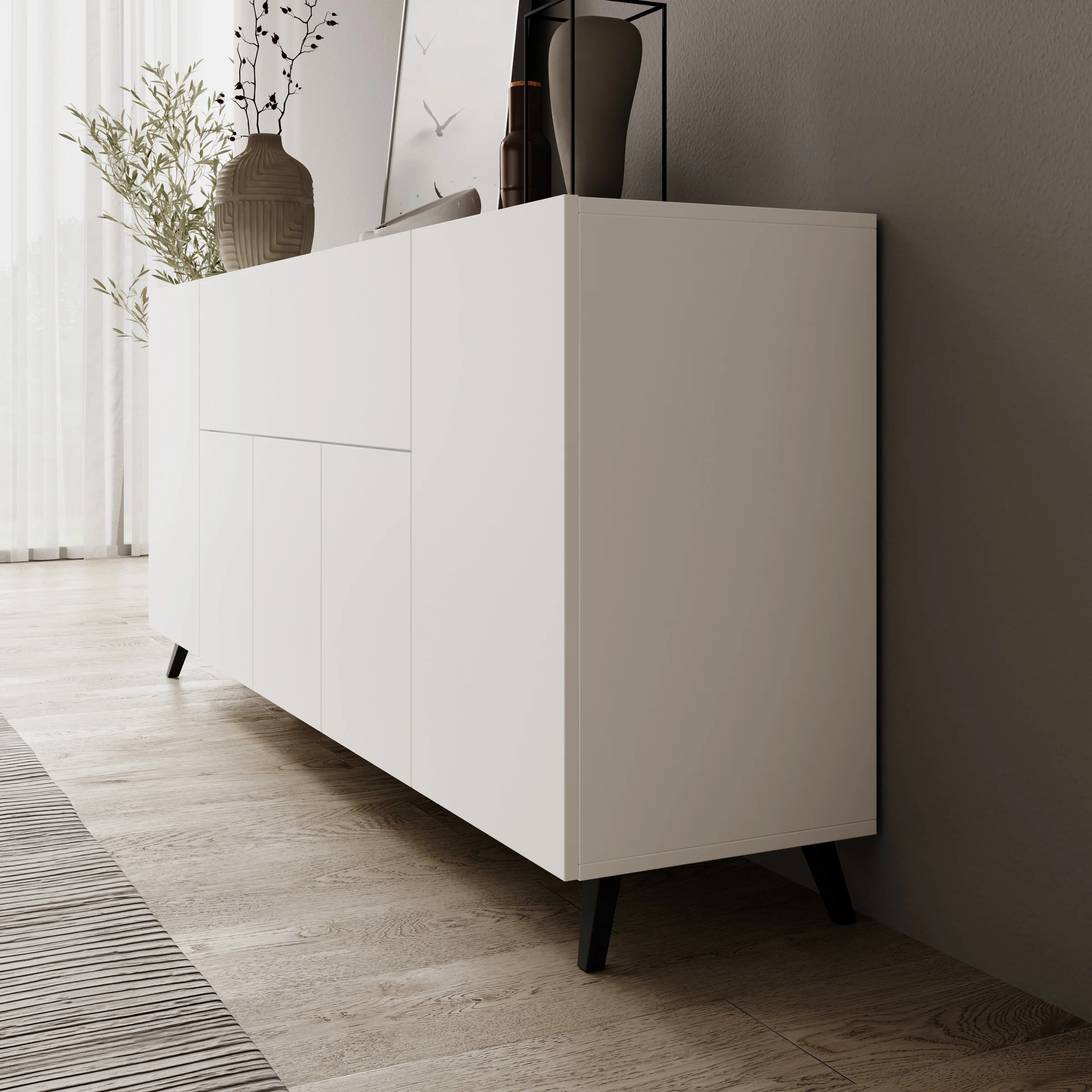 Pulse 4 - Dressoir - Wit - 180x39x76 cm - Image 4
