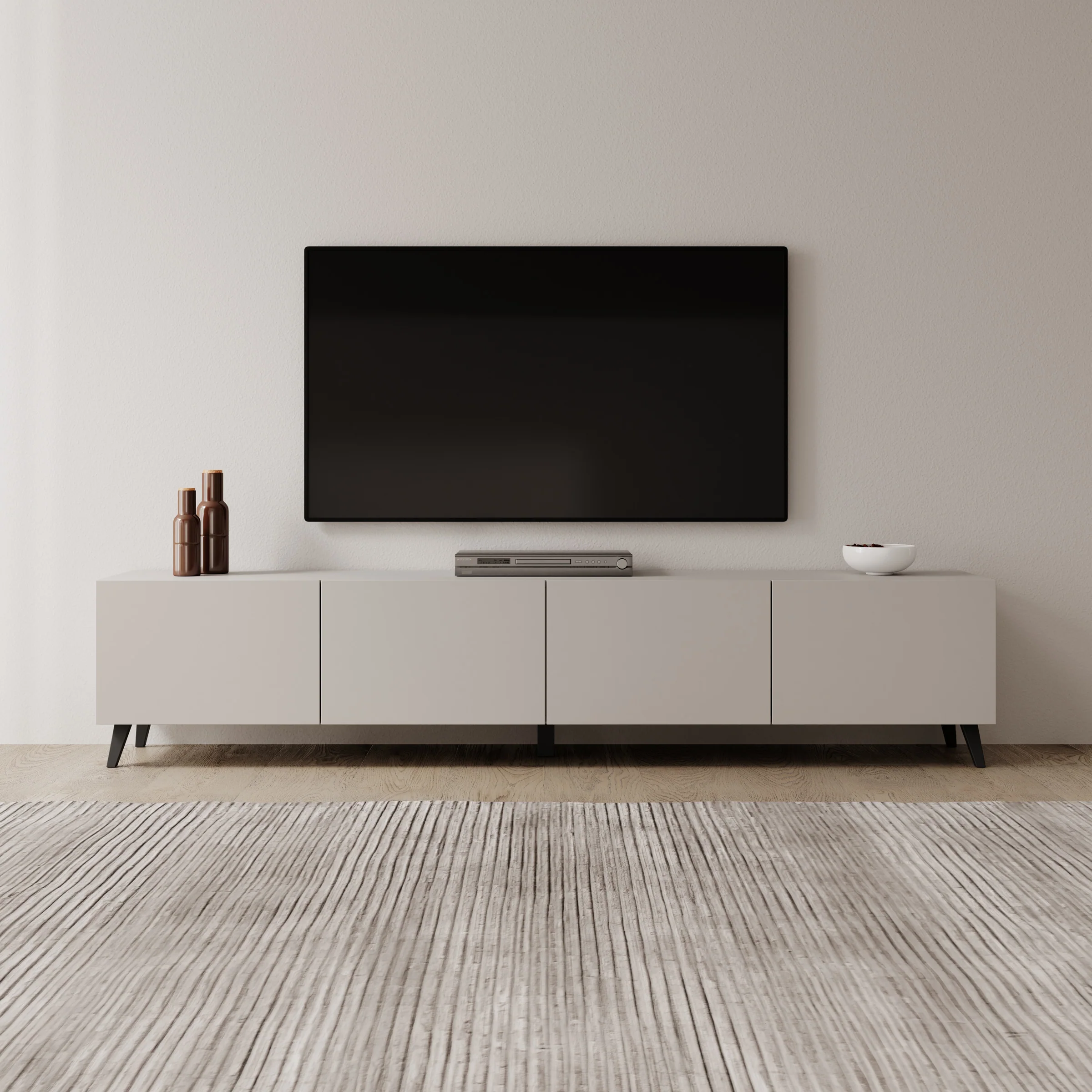 Pulse - TV-Meubel - Beige - 190x33x40 cm - Image 3