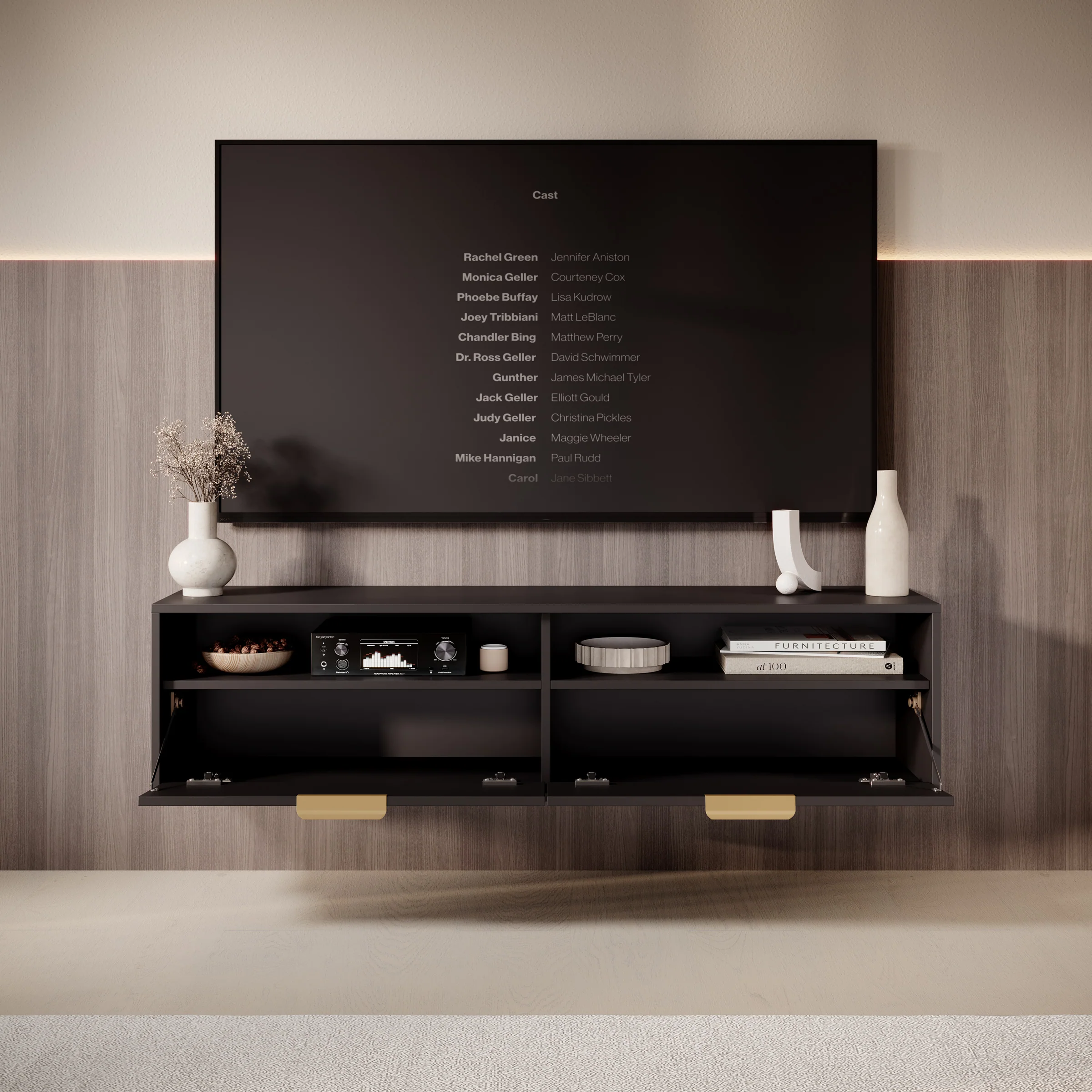 Qipp - TV-Meubel - Zwart - Image 2