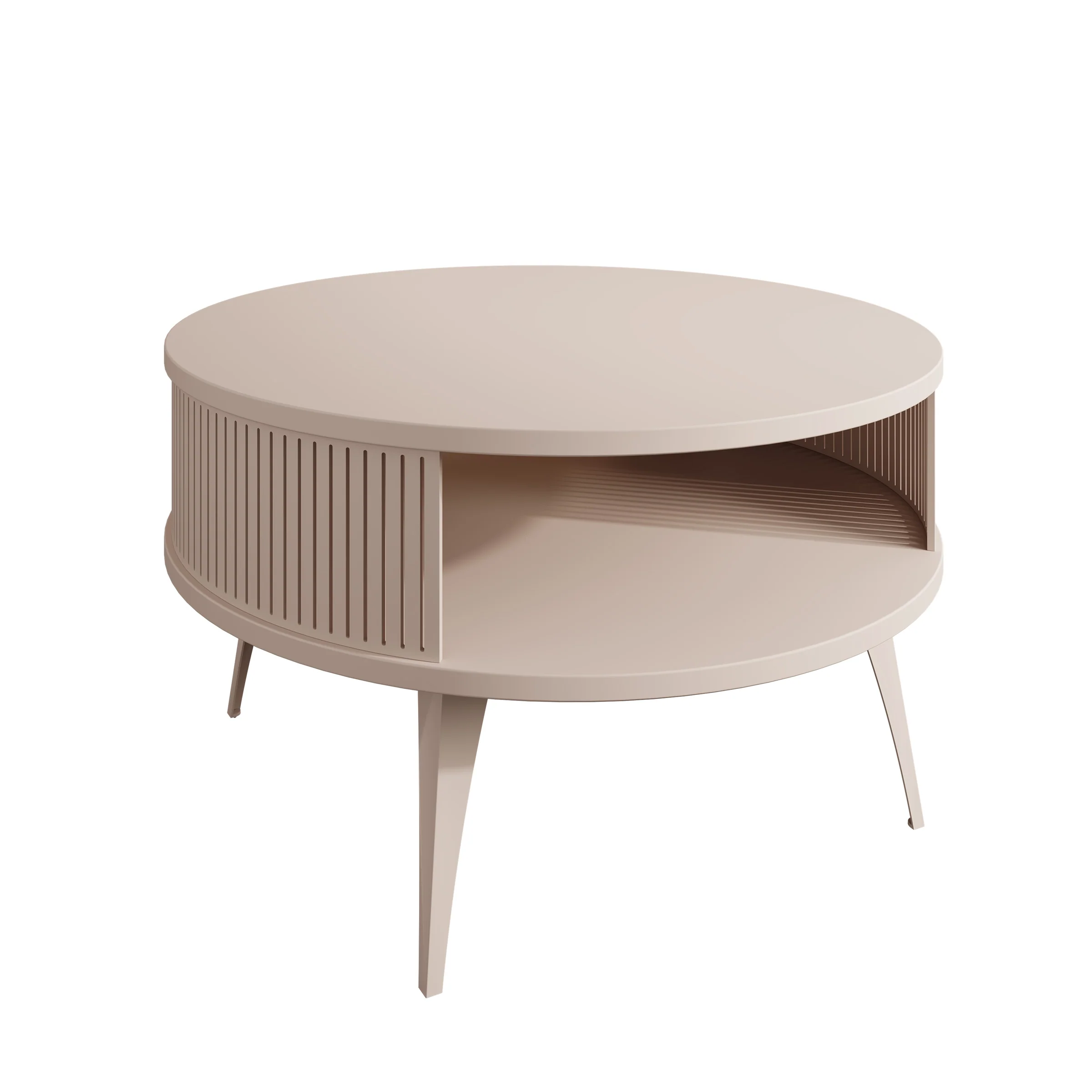 Roslyn - Salontafel - Beige - 75x75x44 cm - Image 4