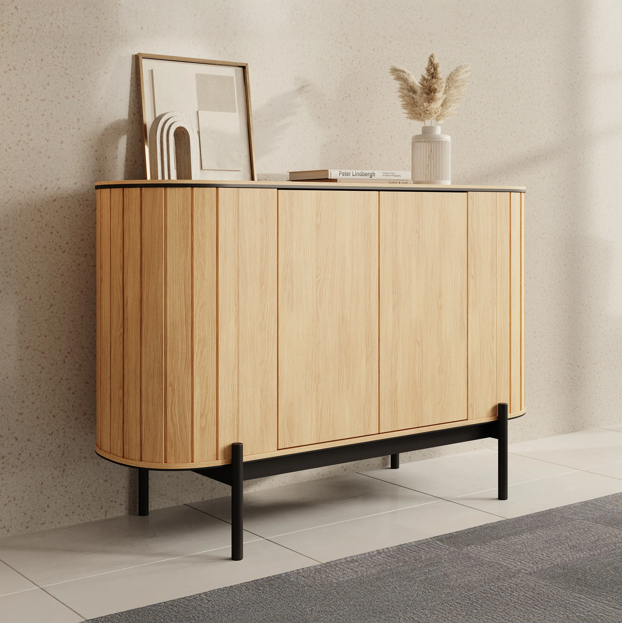 Royale - Dressoir - Eiken - 124x45x82 cm