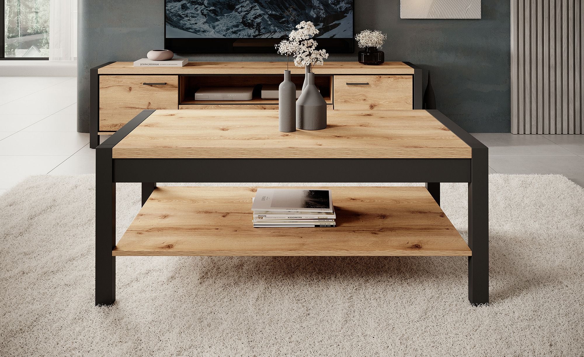 Acapulco - Salontafel - Eiken/zwart - Image 2