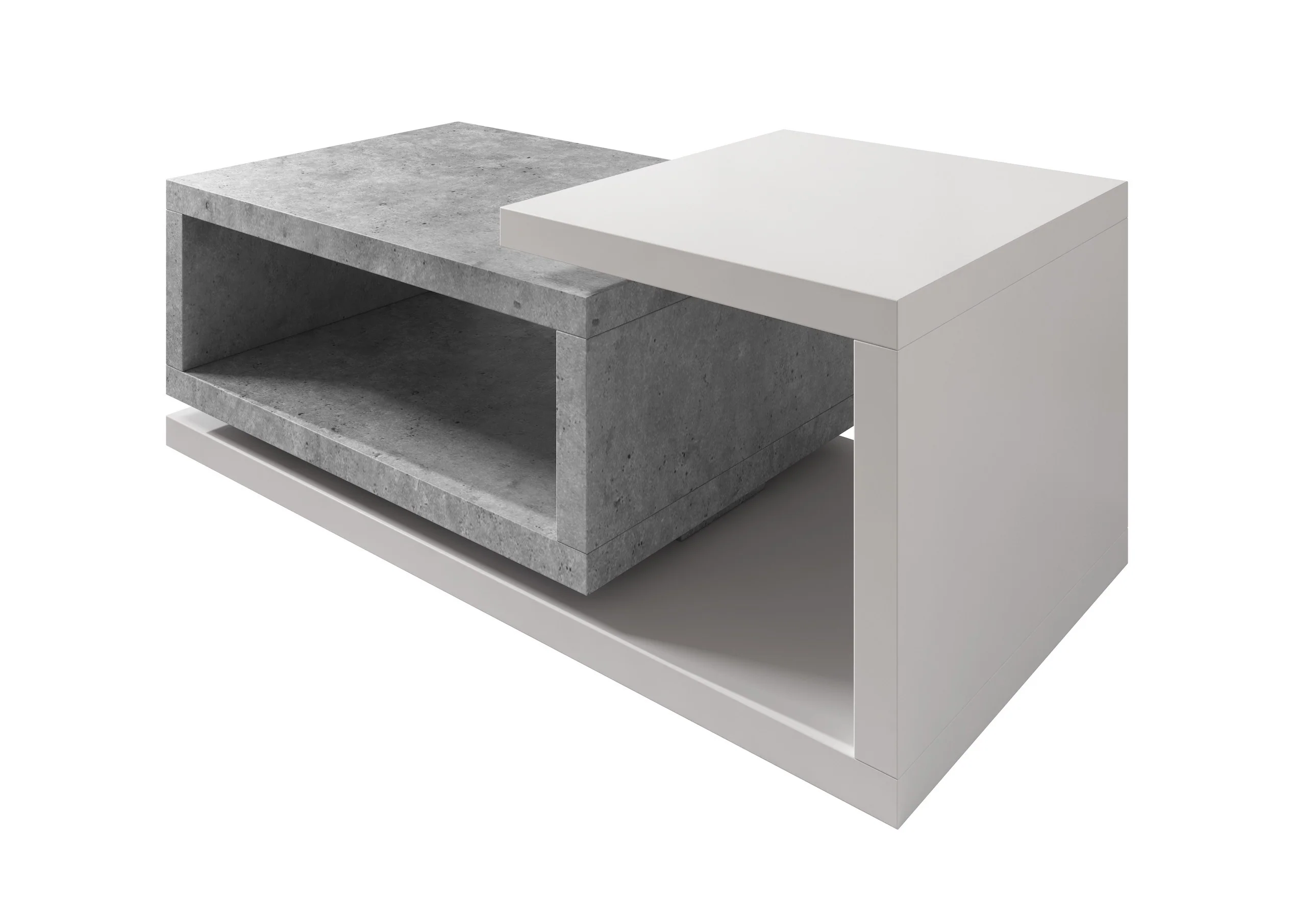 Bello - Salontafel - Betonlook/wit - Image 4
