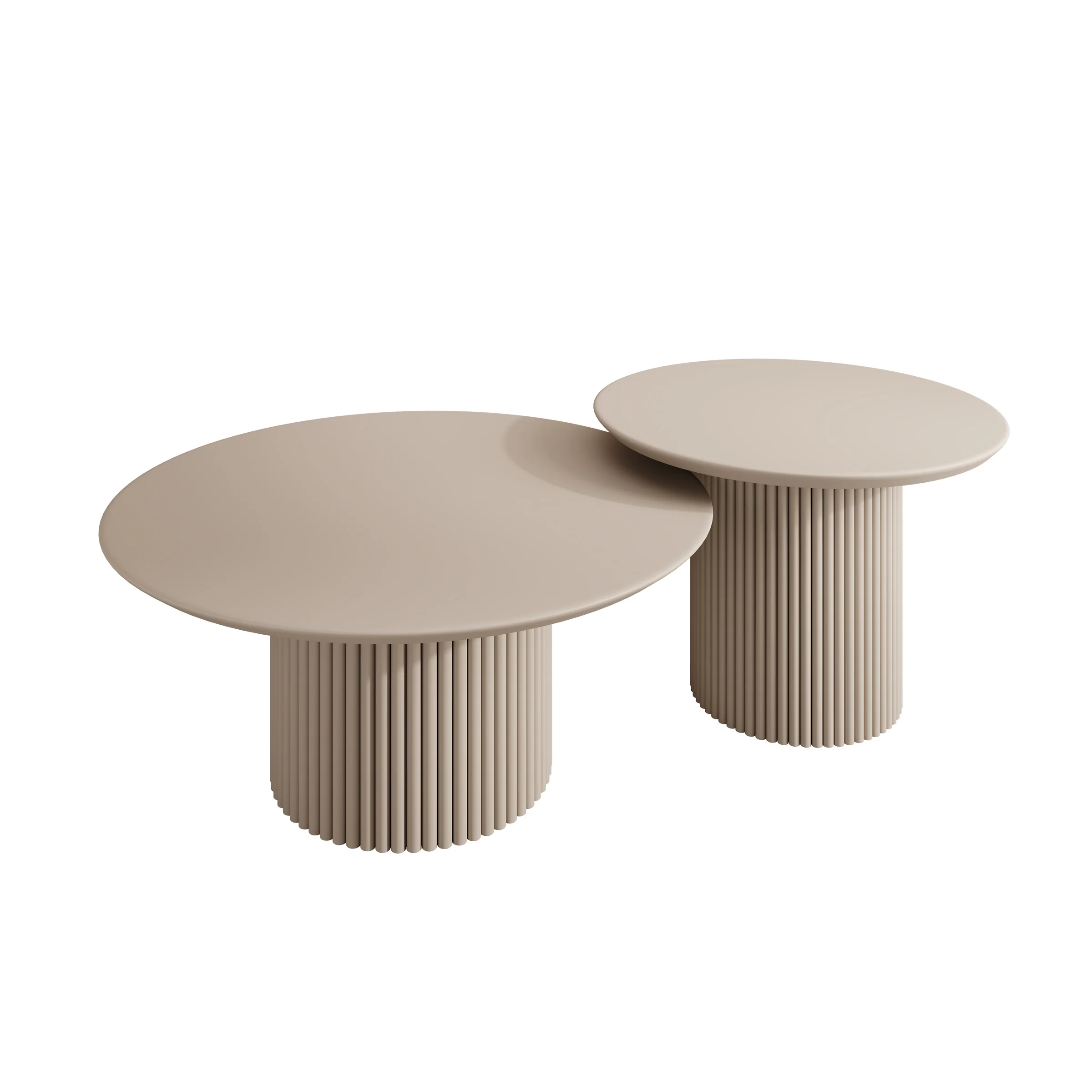 Mixx - Salontafel set van 2 - Beige - 80x36 cm - Image 4