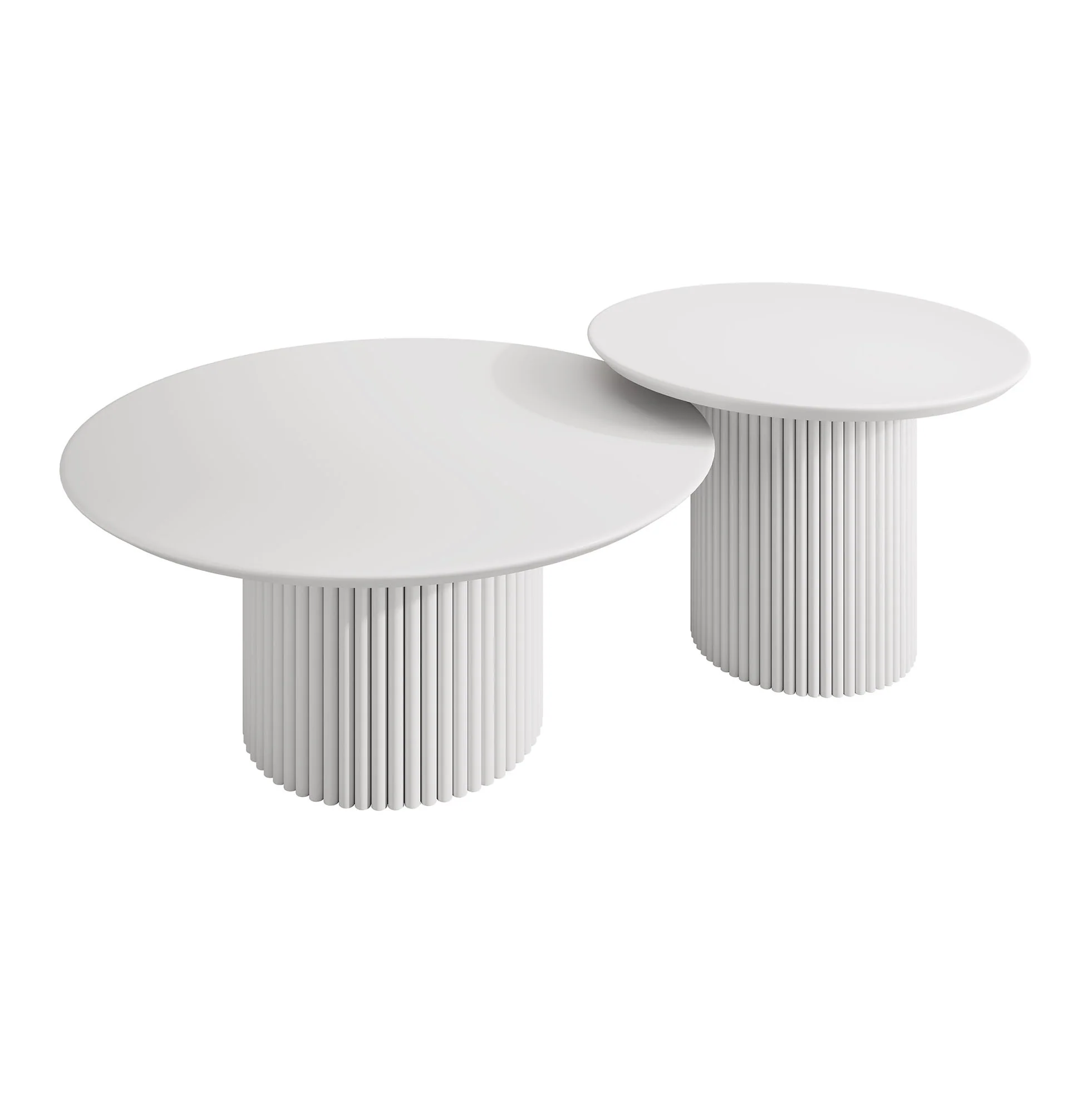 Mixx - Salontafel set van 2 - Wit - 80x36 cm - Image 4
