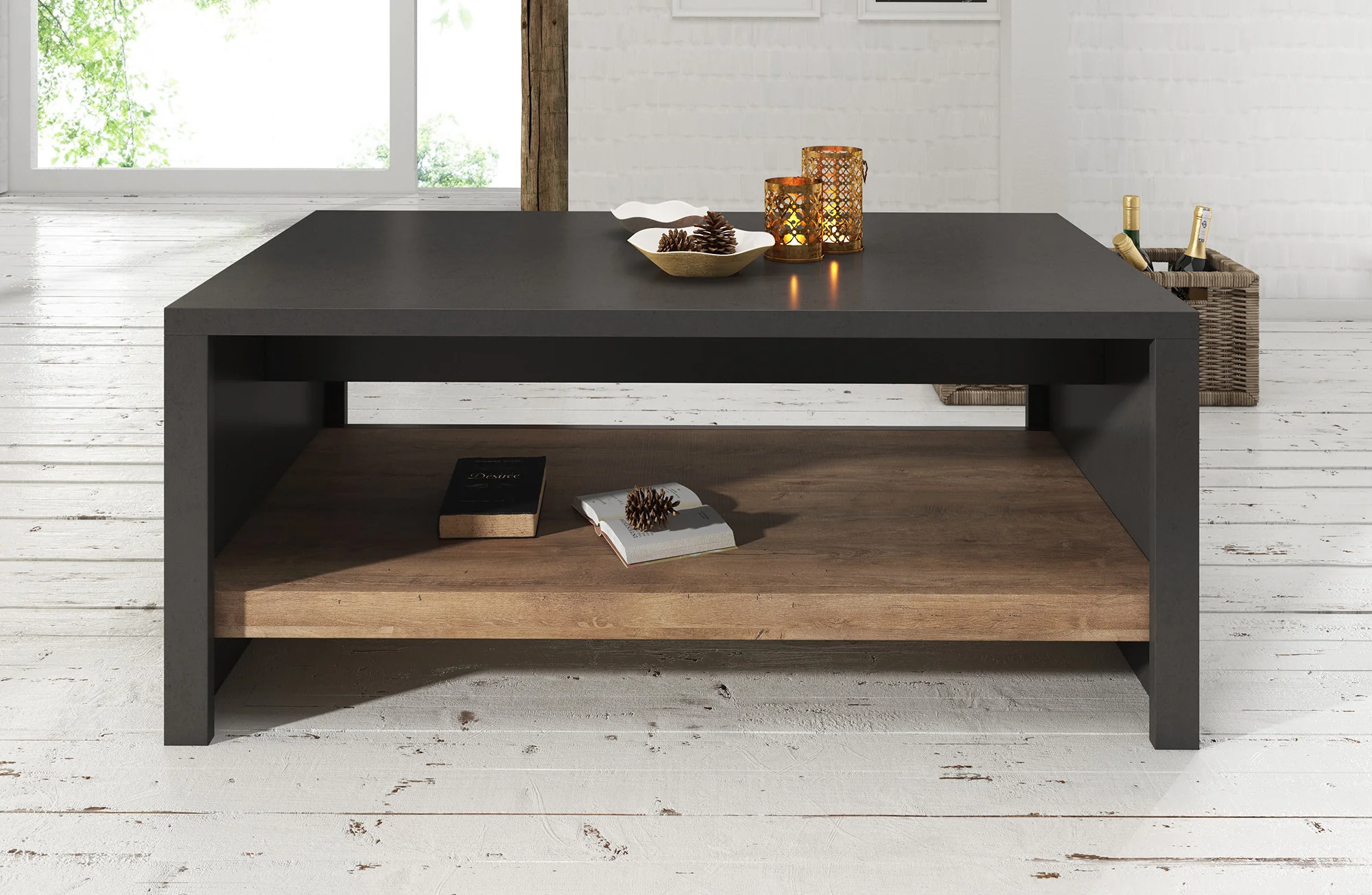 Monaco - Salontafel - Eiken/grijs - Image 2