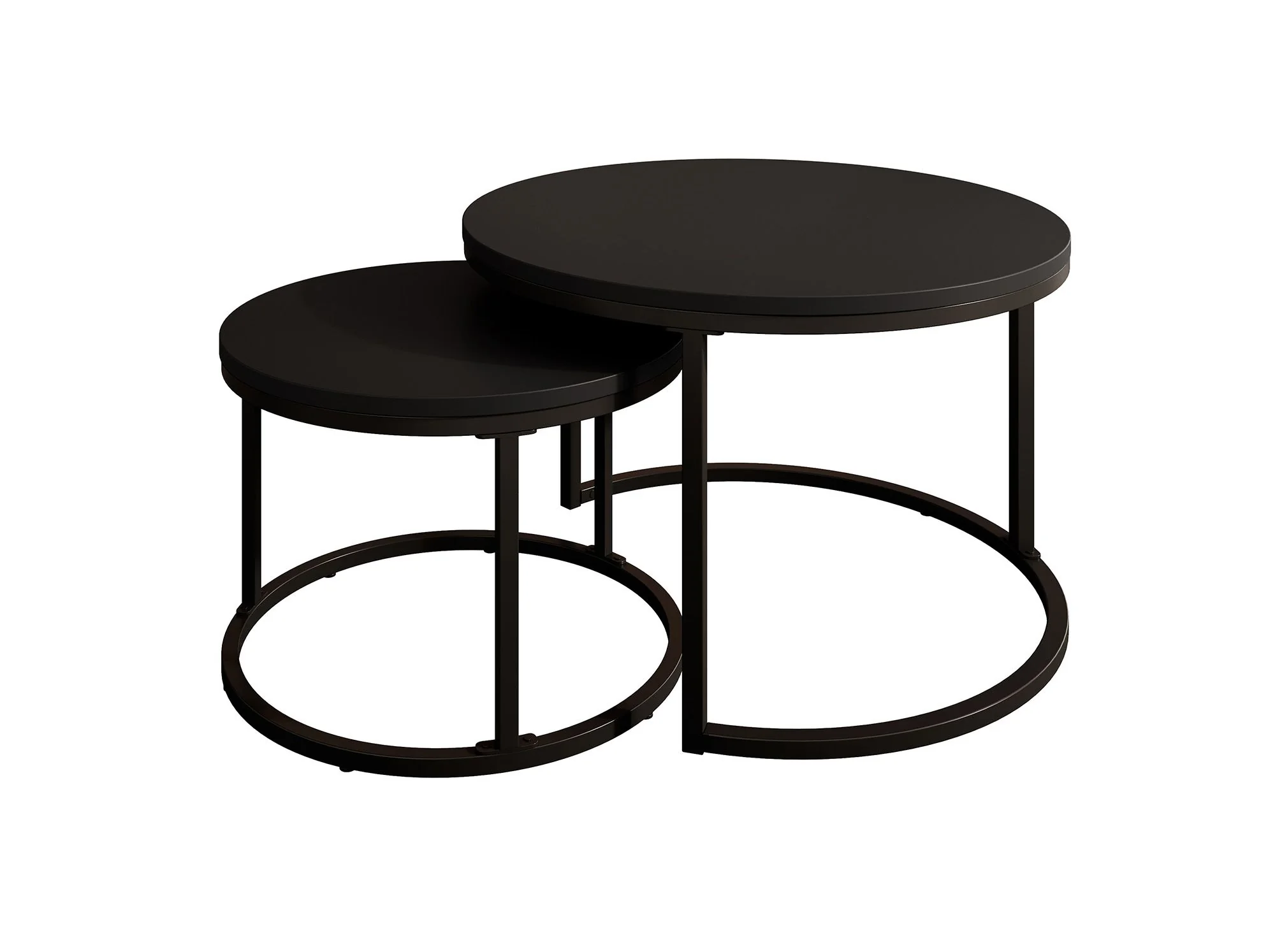 Ovalo - Salontafel set van 2 - Zwart - Image 4
