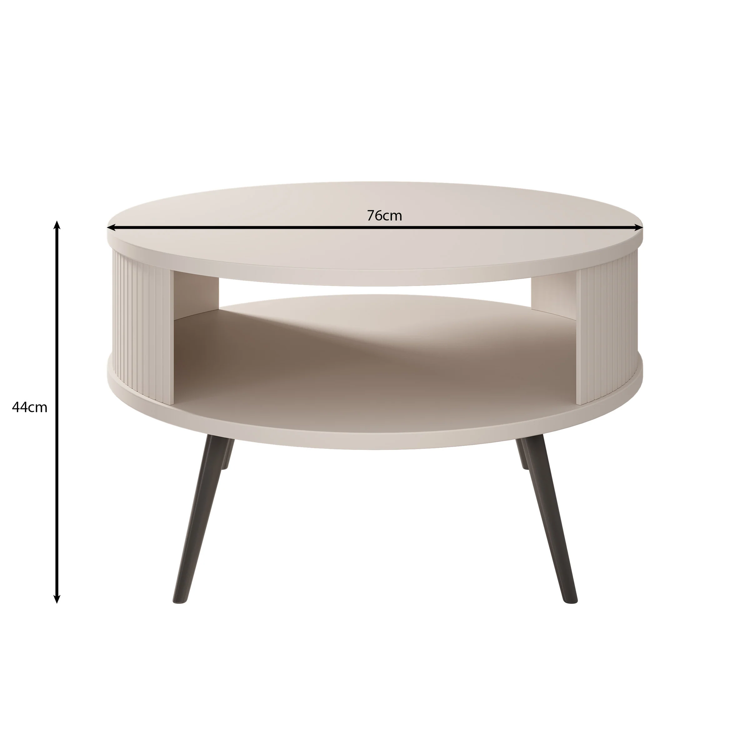 Riley - Salontafel - Eiken - 76x76x44 cm - Image 3