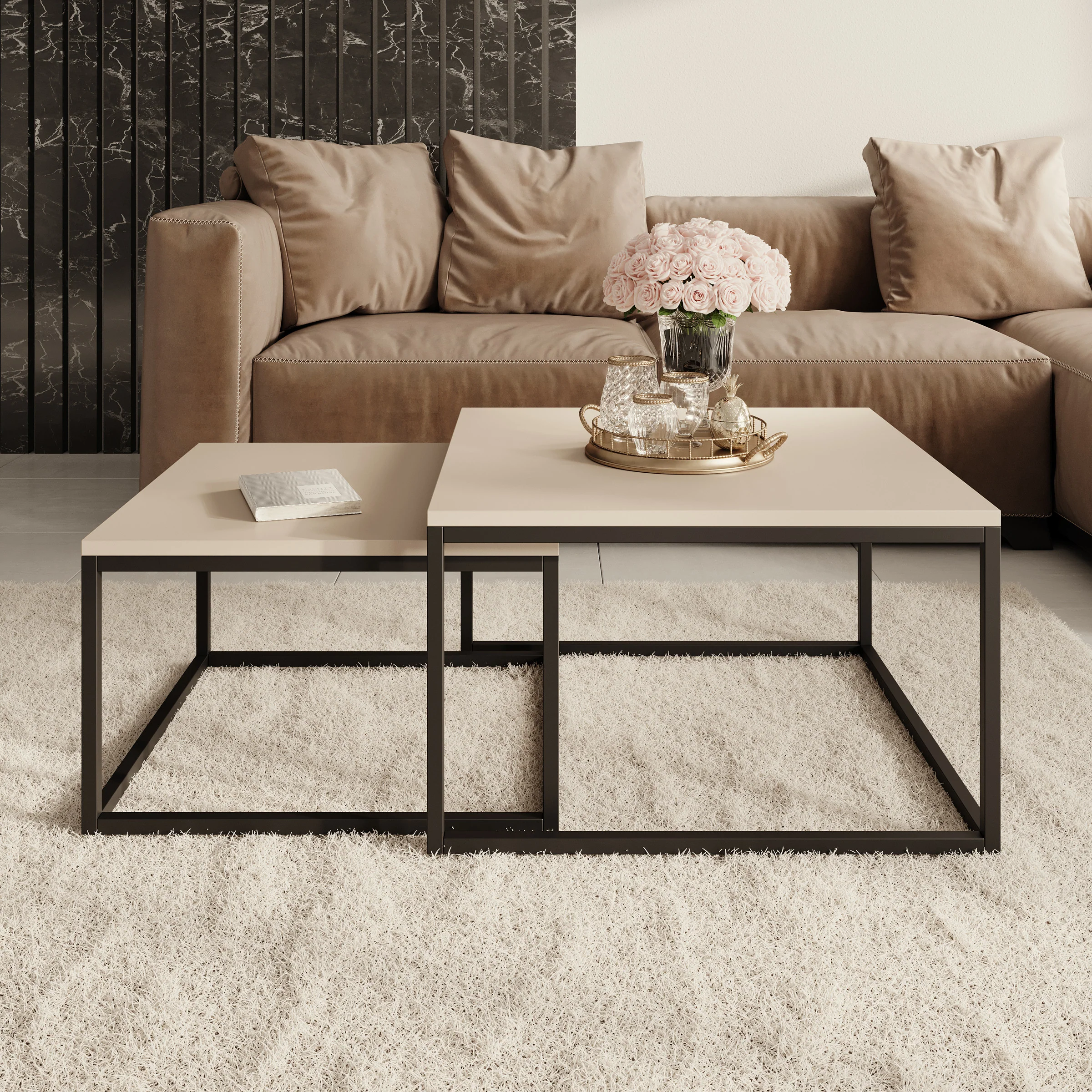Styler - Salontafel set van 2 - Beige - Image 2