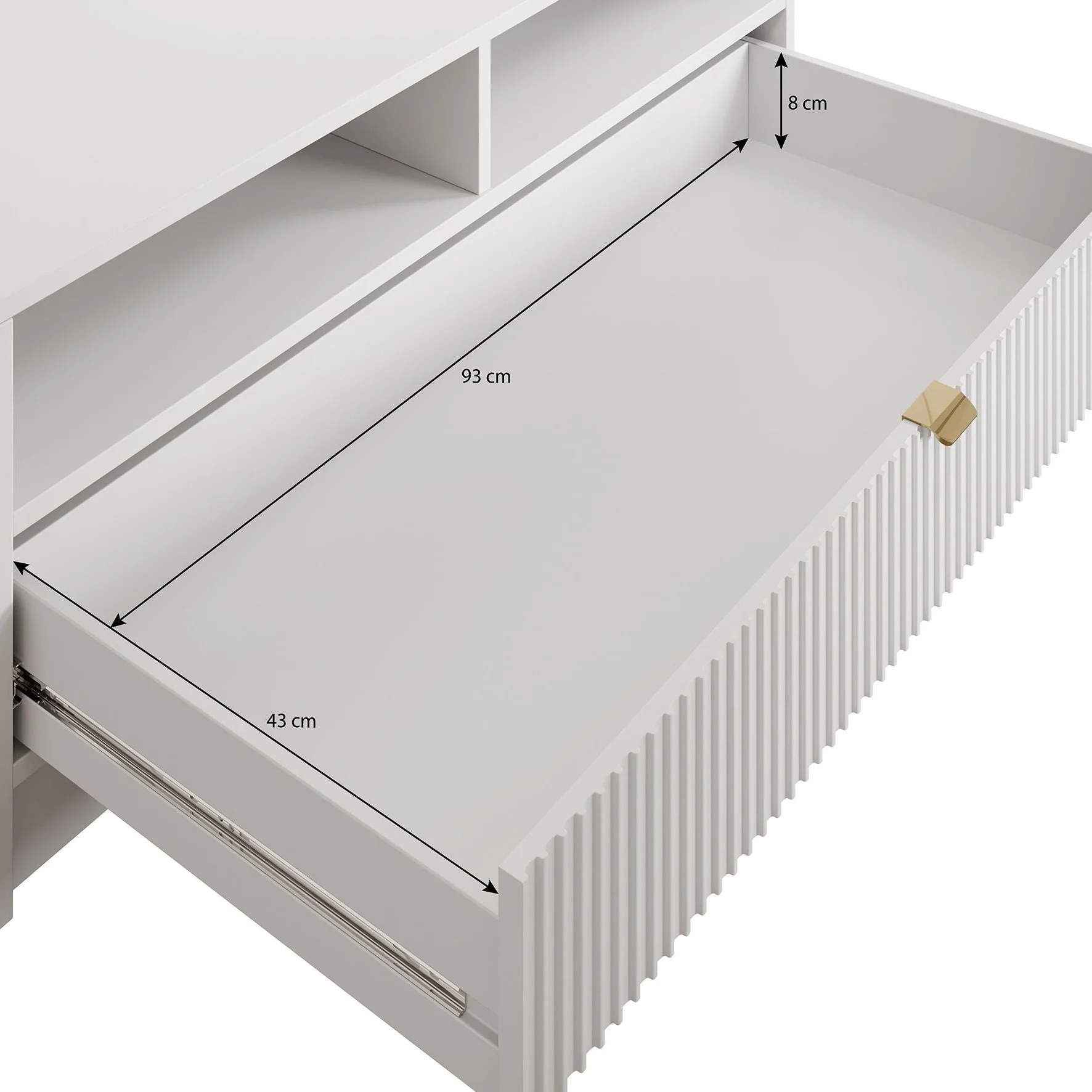 Tavares - Salontafel met lade - Zwart - Image 4