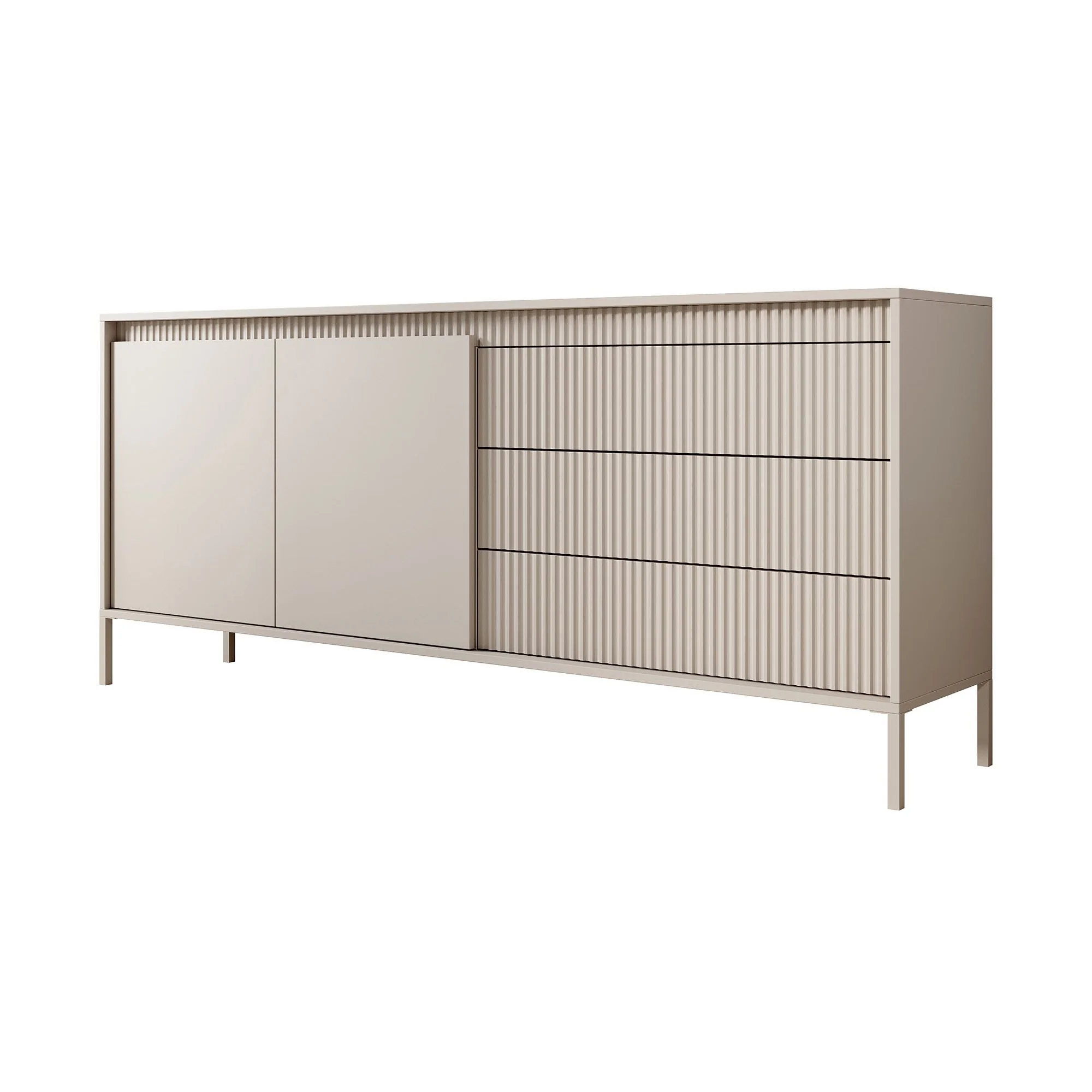 Saran - Dressoir - Beige - 187x40x81 cm - Image 7