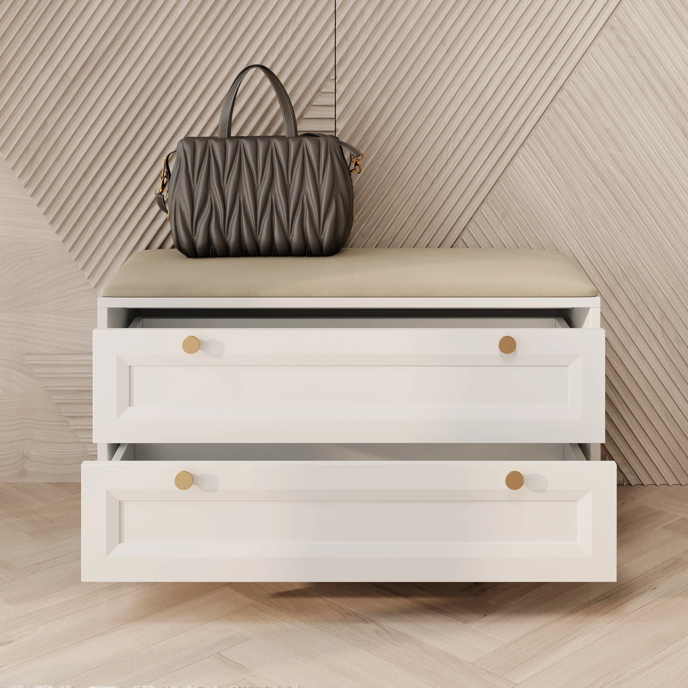 Rumble - Schoenenkast - Wit - 90x40x51 cm - Image 2