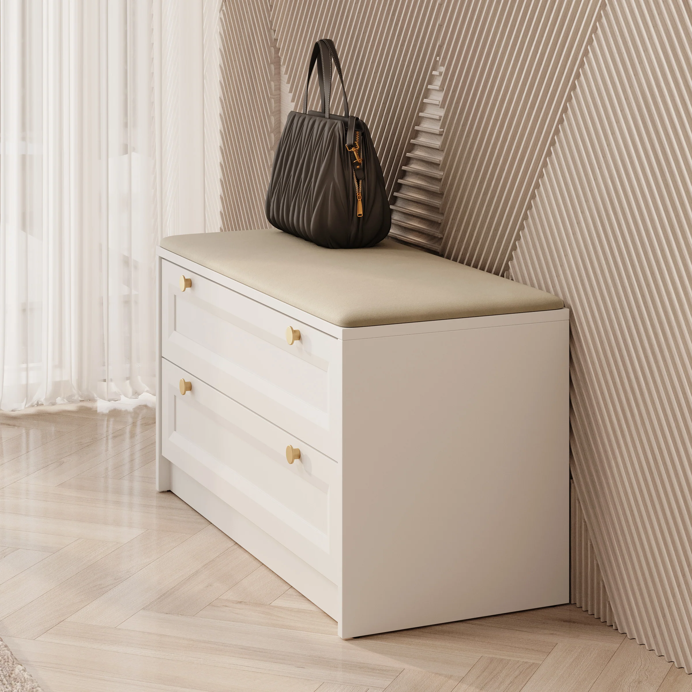 Rumble - Schoenenkast - Wit - 90x40x51 cm - Image 4