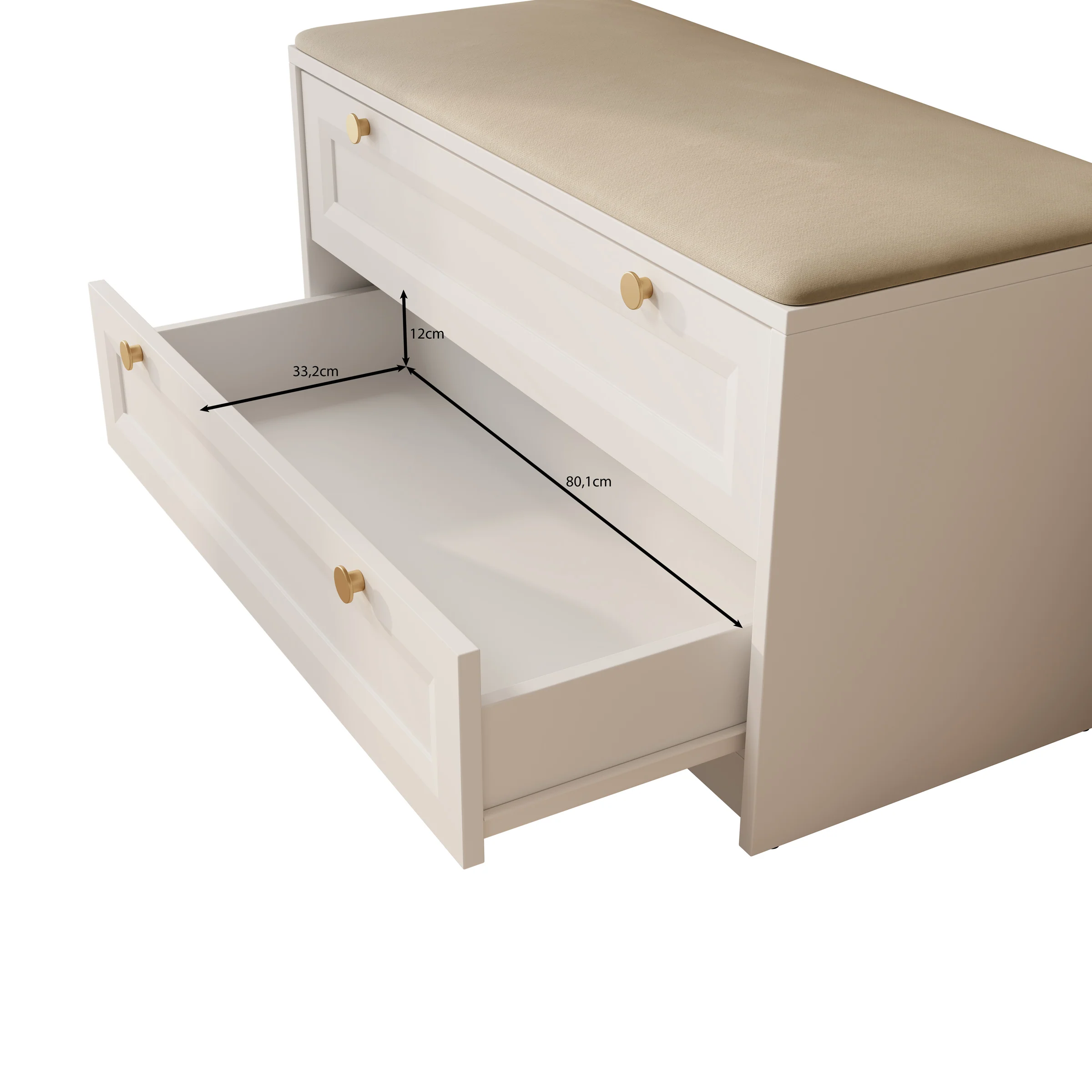 Rumble - Schoenenkast - Wit - 90x40x51 cm - Image 6