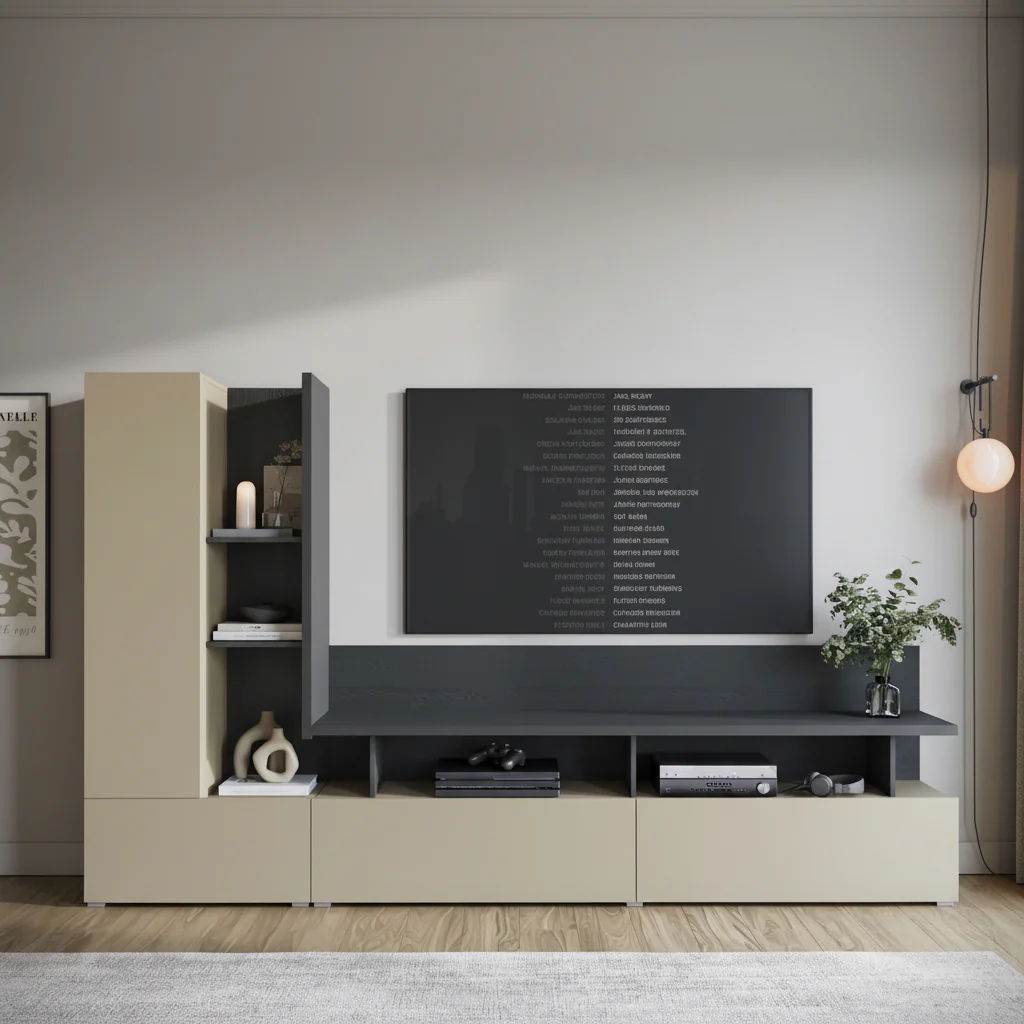 Sekai - Wandmeubel - Beige - 270x40x162 cm - Image 3