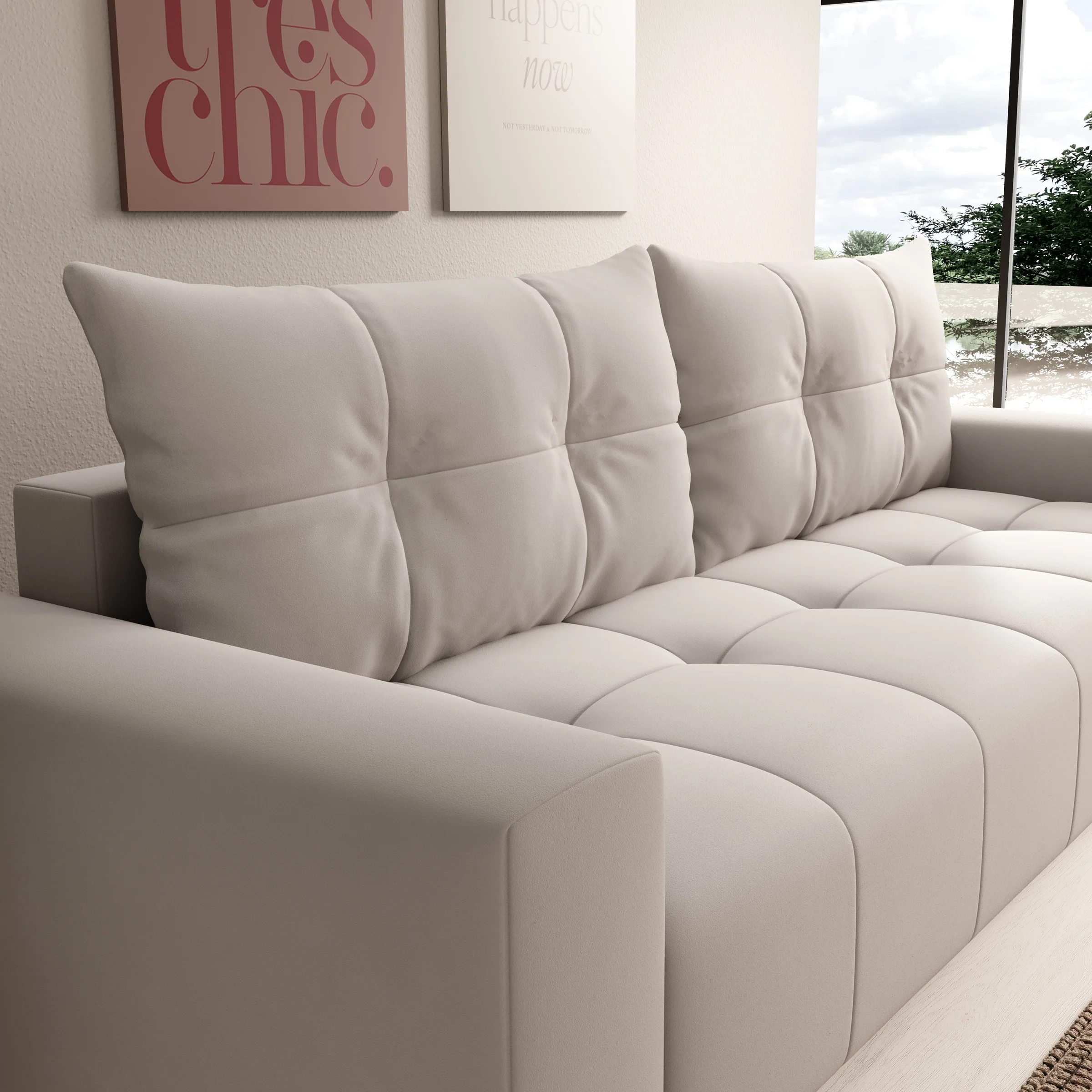 Shoren - 2-zitsbank - Velvet beige - Image 3