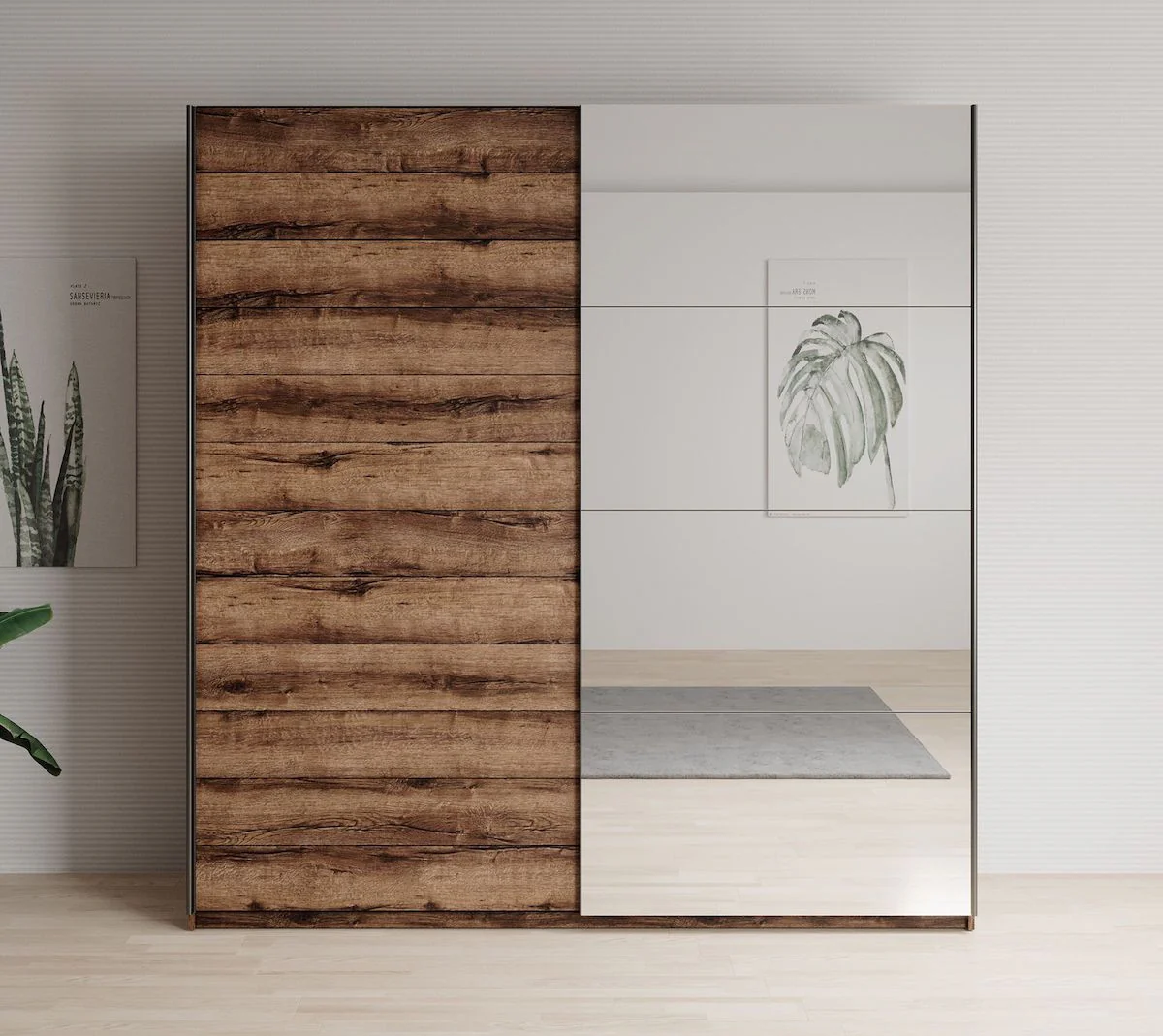 Brown - Slaapkamer - Zwart - Eiken 180 - klein - Image 14