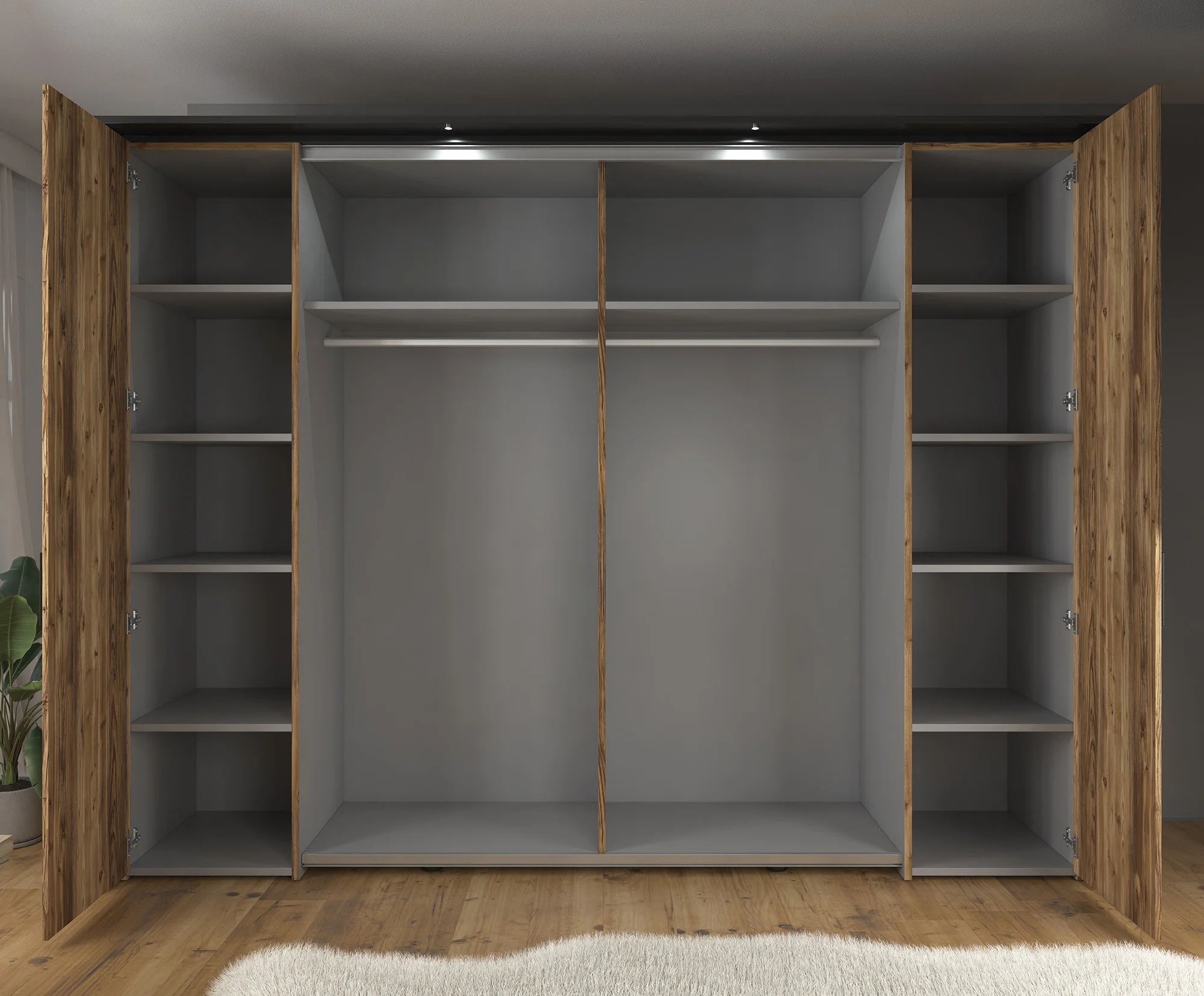 Jacob 2 - Slaapkamer - Zwart/Eiken - 180x200 cm - Groot - Image 9