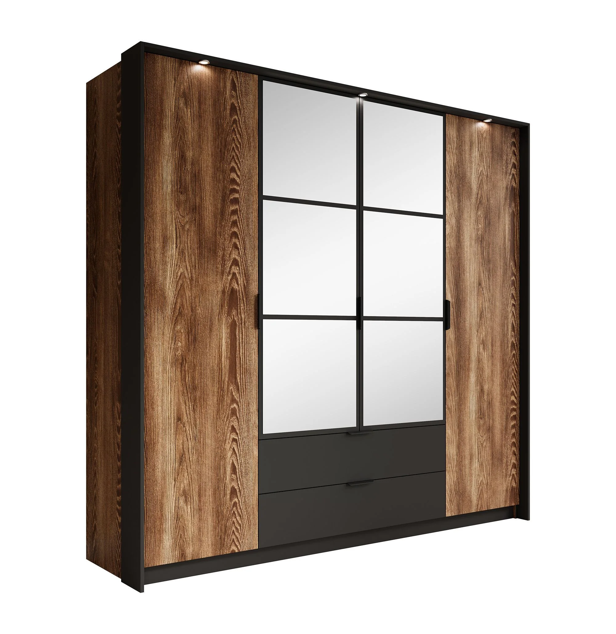 Mulvey - Slaapkamer - Eiken/Antraciet - 160x200 cm - Image 14