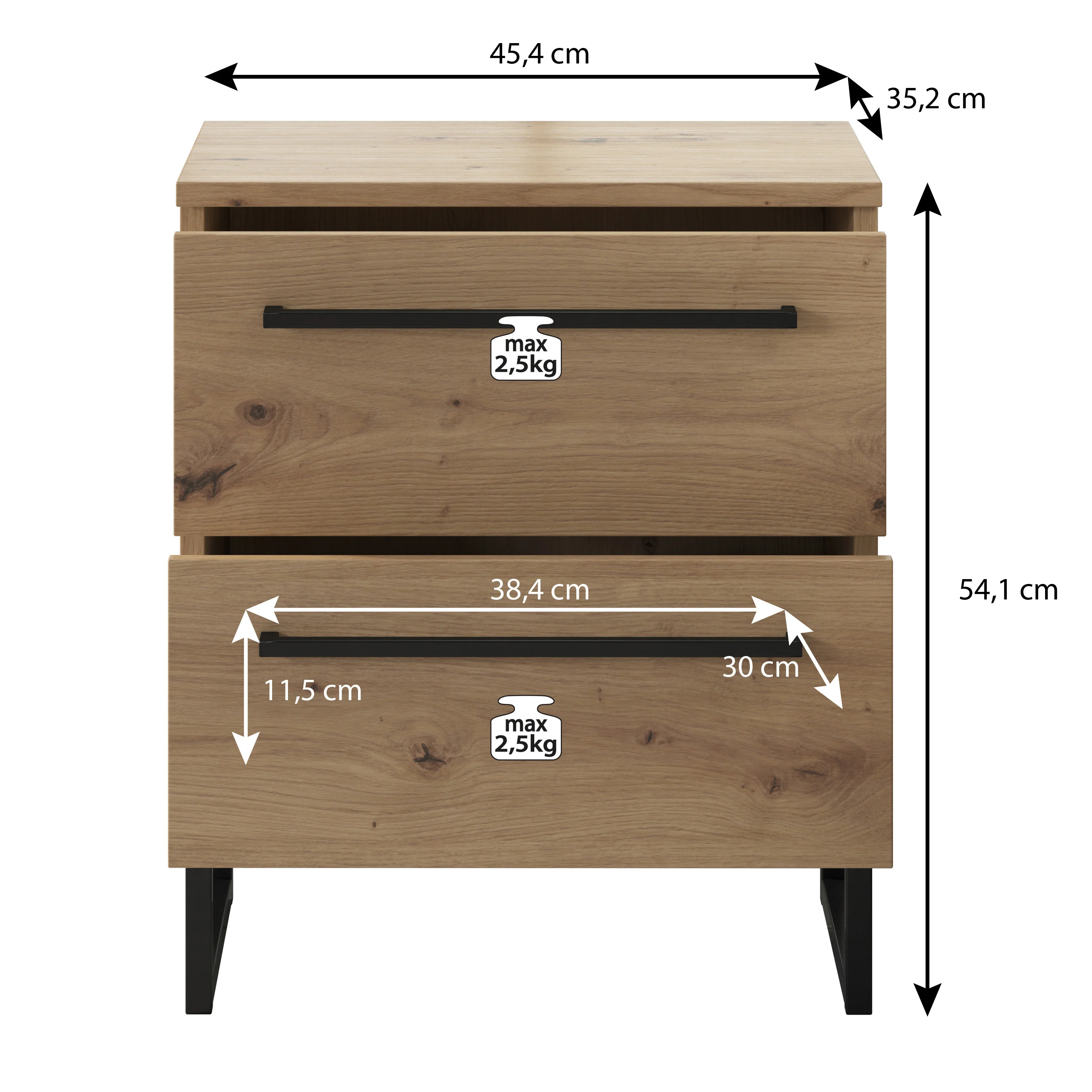 Saturn - Slaapkamer - Eiken - Zwart - 180 - Groot - Image 12