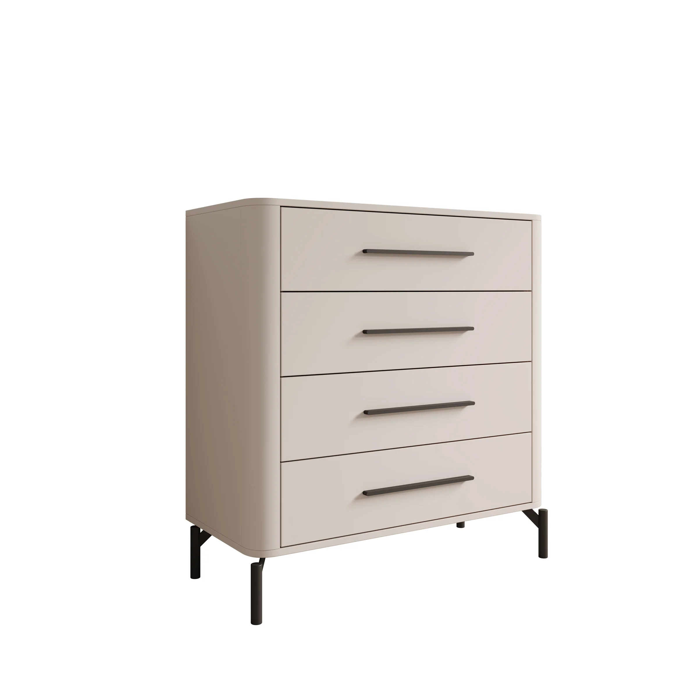 Sorello - Ladekast met 4 lades - Beige - 90x40x94 cm - Image 8