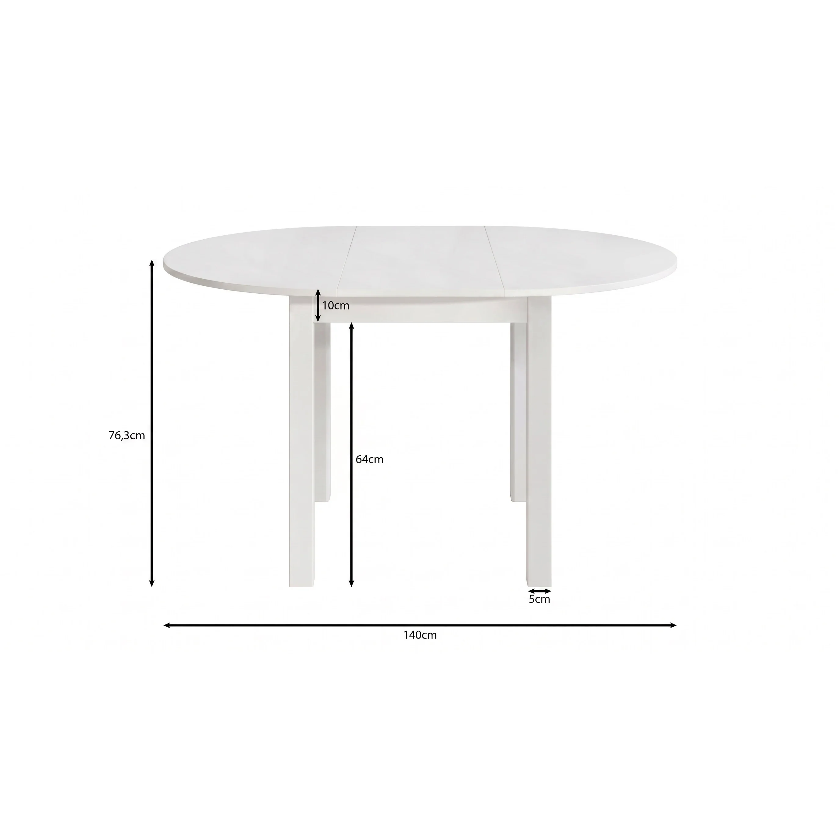 South - Eetkamertafel - Eiken - 100x100x76 cm - Image 6