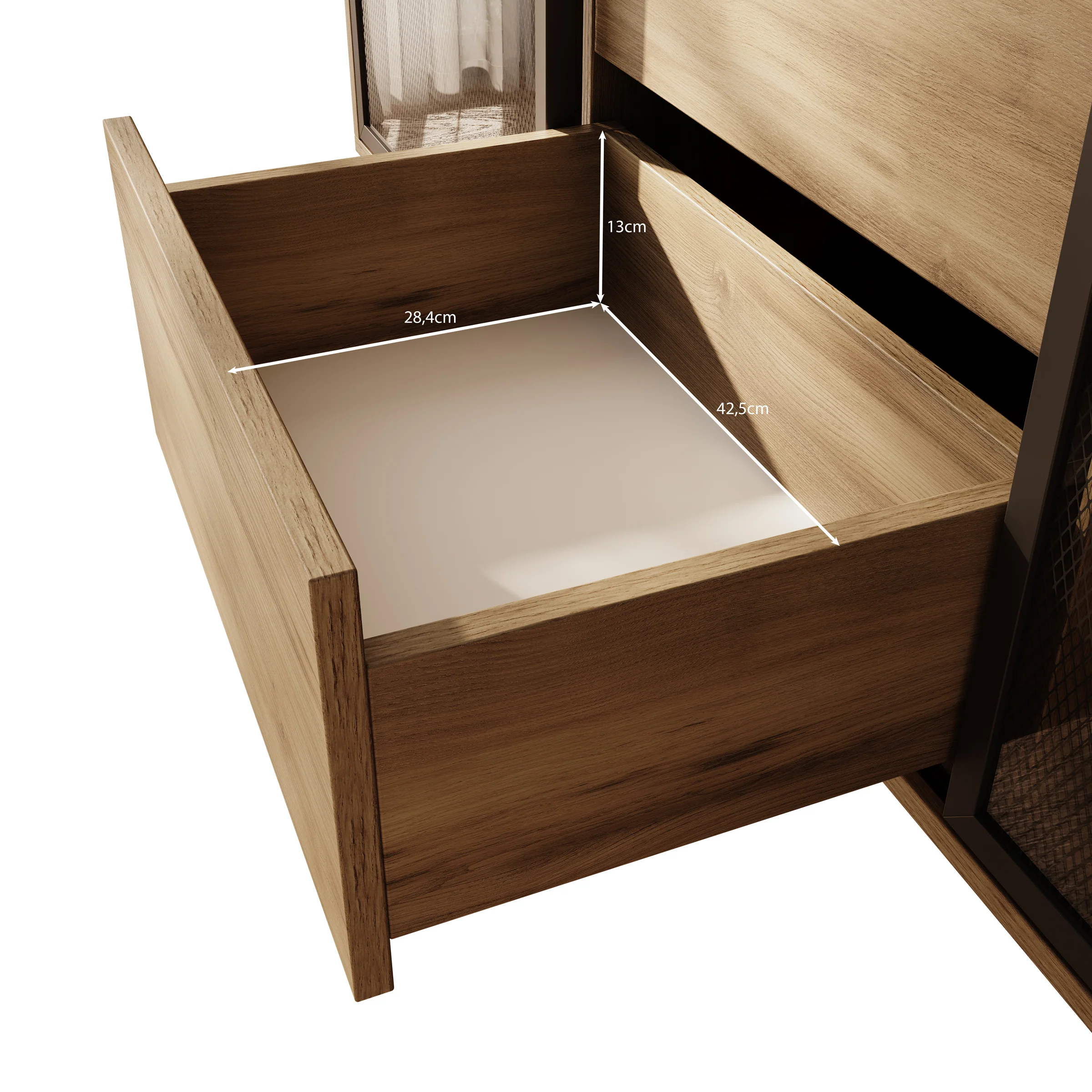 Spa - Dressoir - Eiken - 144x39x85 cm - Image 7