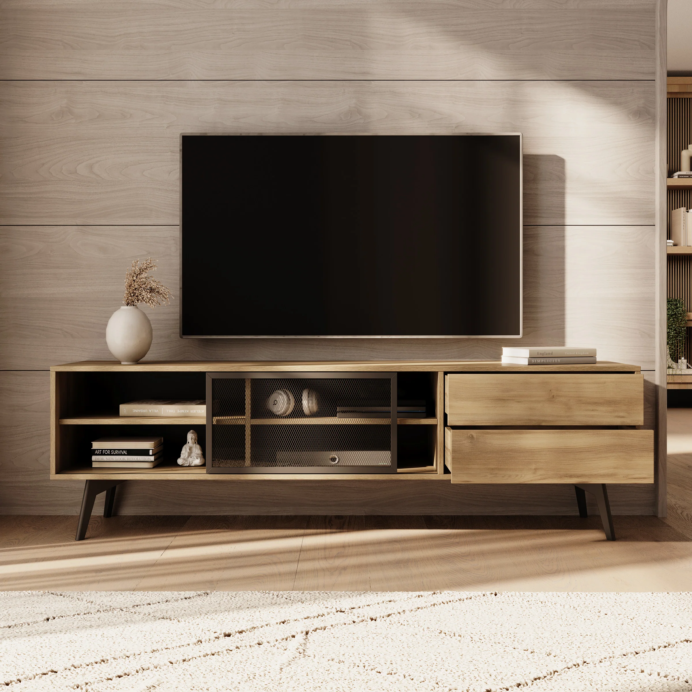 Spa - TV-Meubel - Eiken - 180 cm - Image 3