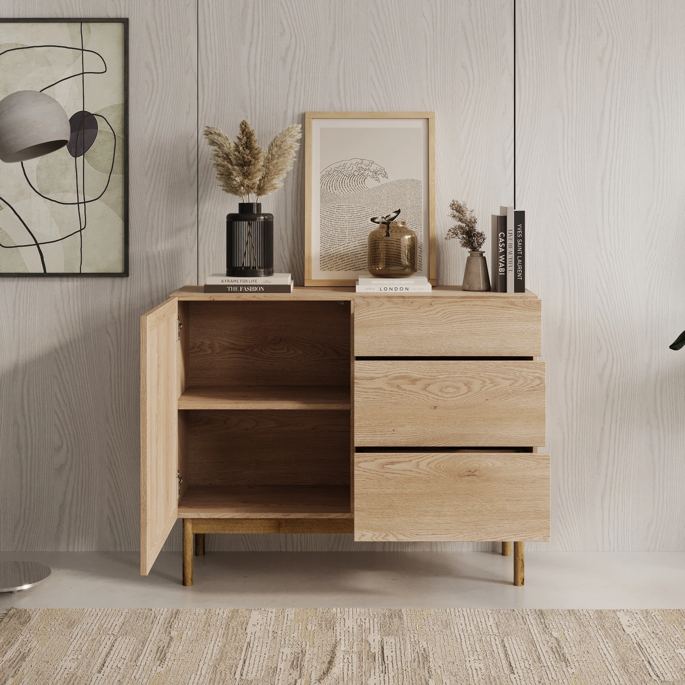 Storm 2 - Dressoir - Eiken - 106x37x84 cm - Image 2