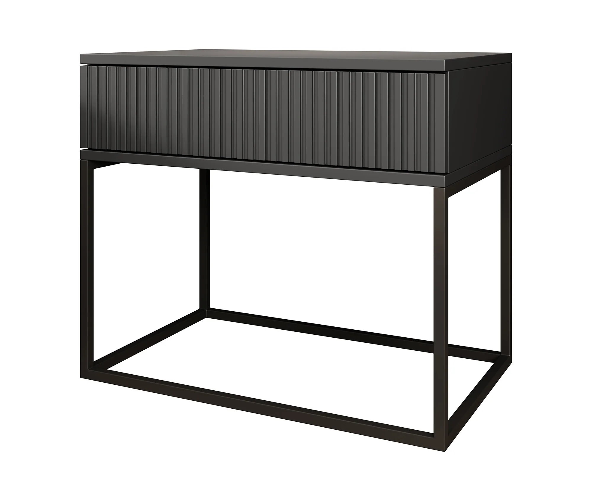 Sylvester 2 - Nachtkastje - Antraciet - 60x39x52 cm - Image 5