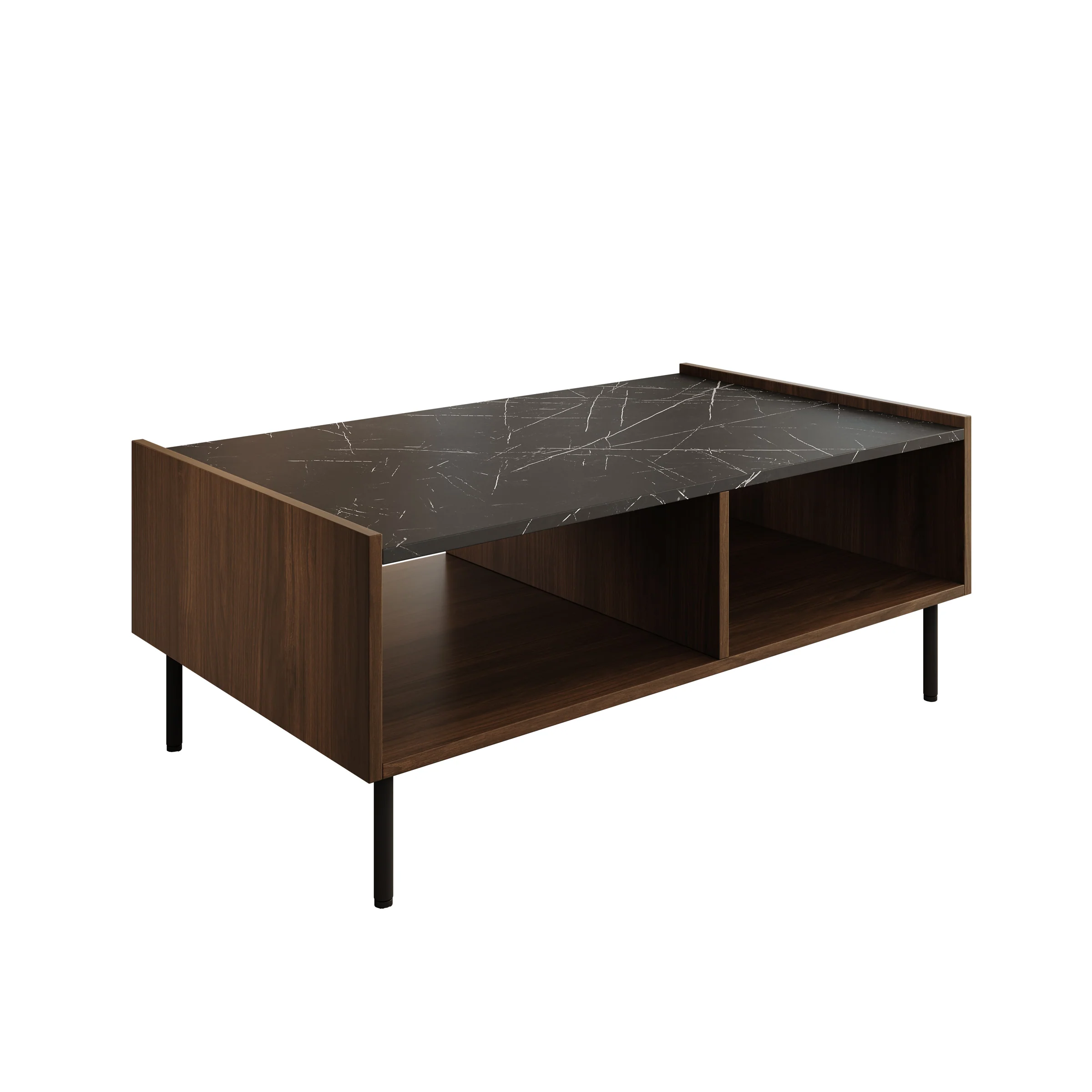 Tahiti - Salontafel - Donker eiken - 97x60x39 cm - Image 4