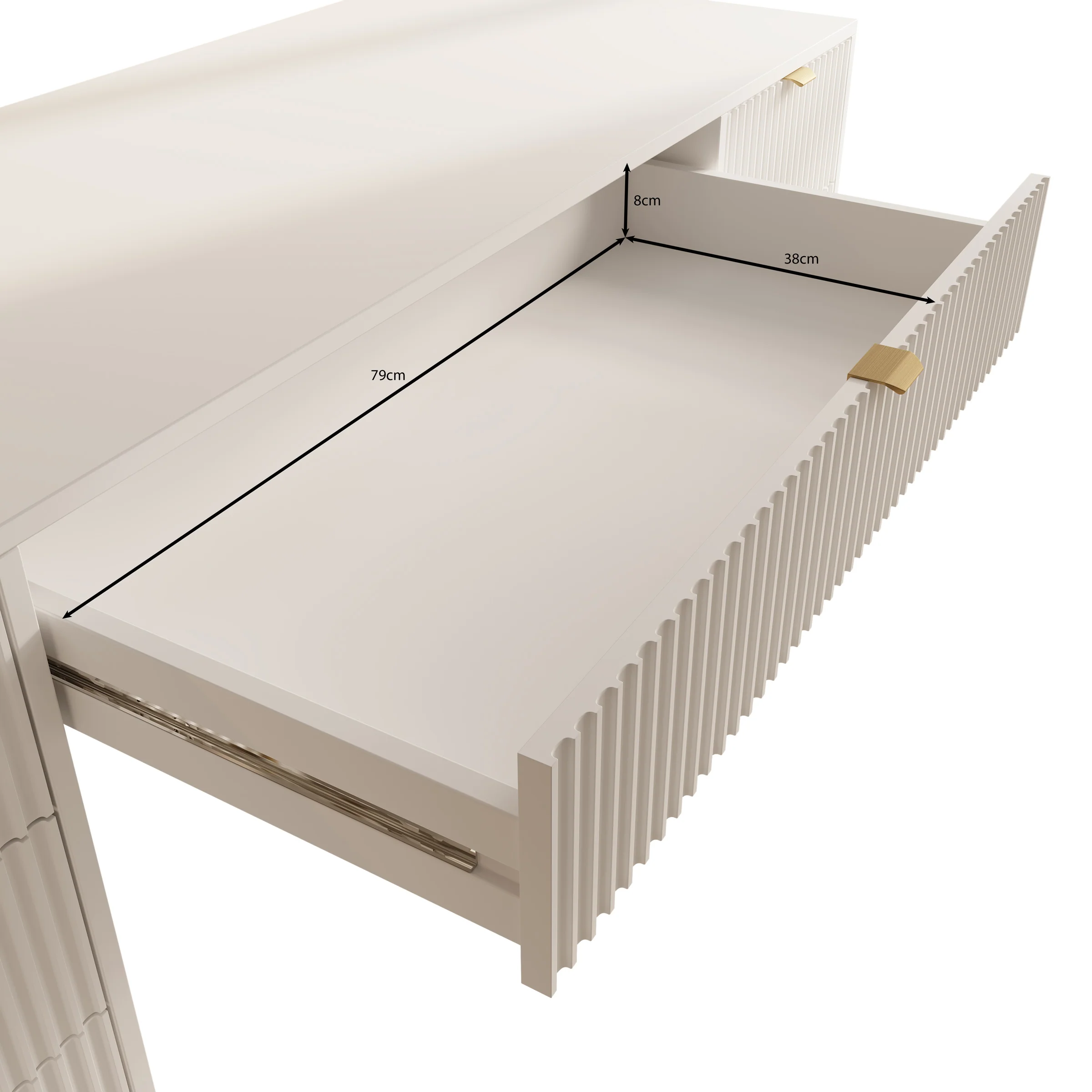 Tavares 2 - Bureau - Wit - 154x55 cm - Image 6