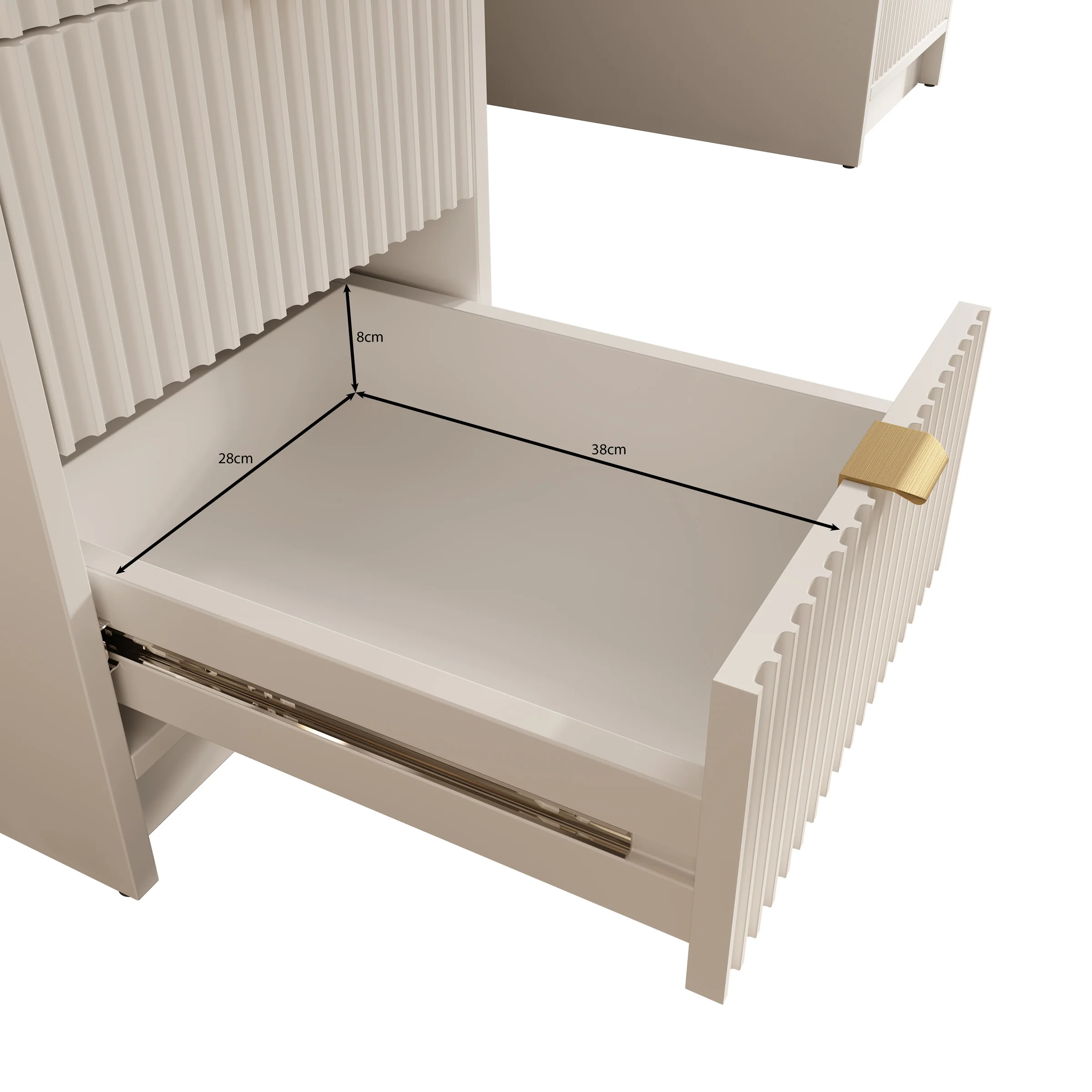Tavares 2 - Bureau - Wit - 154x55 cm - Image 7