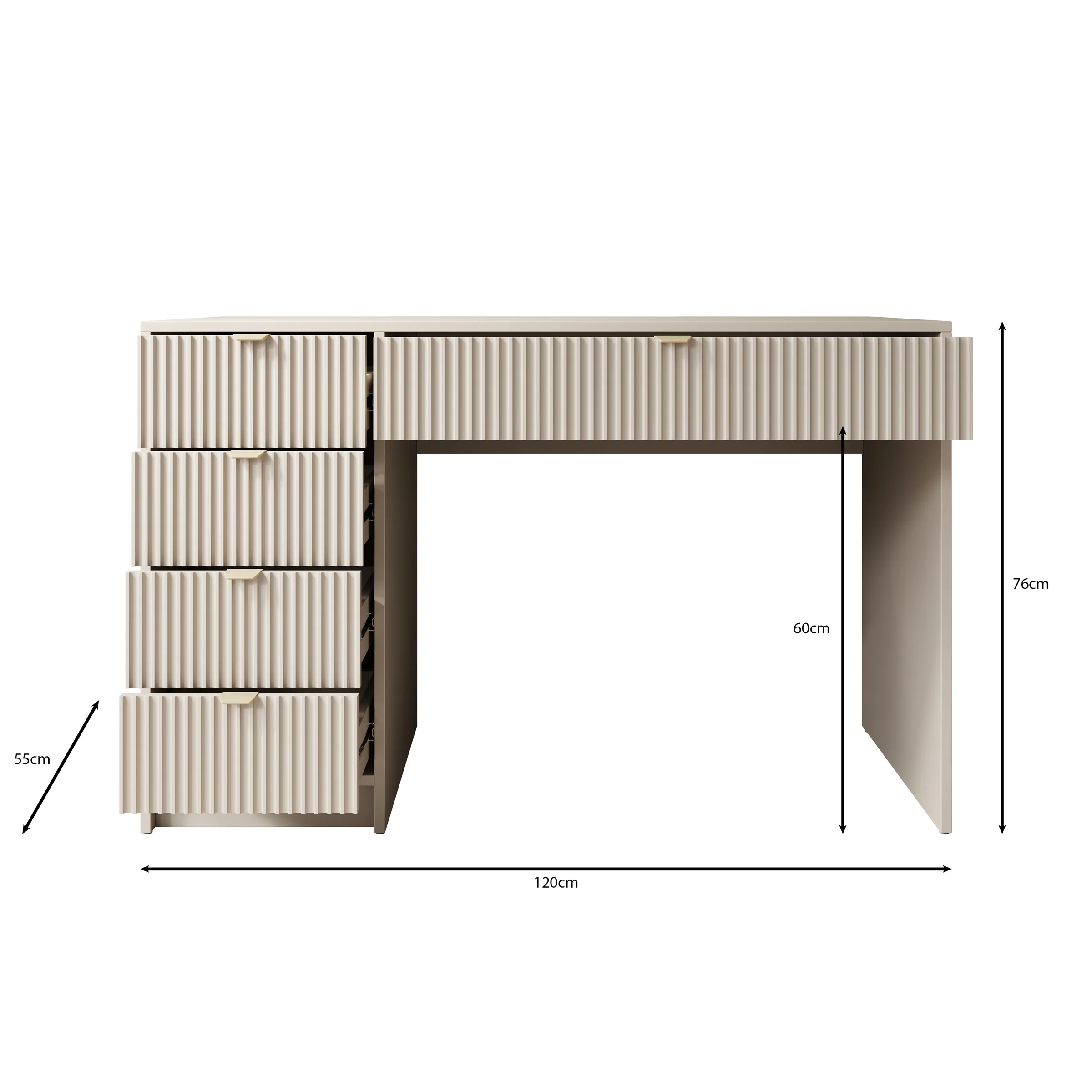 Tavares - Bureau - Beige - 120x55 cm - Image 5