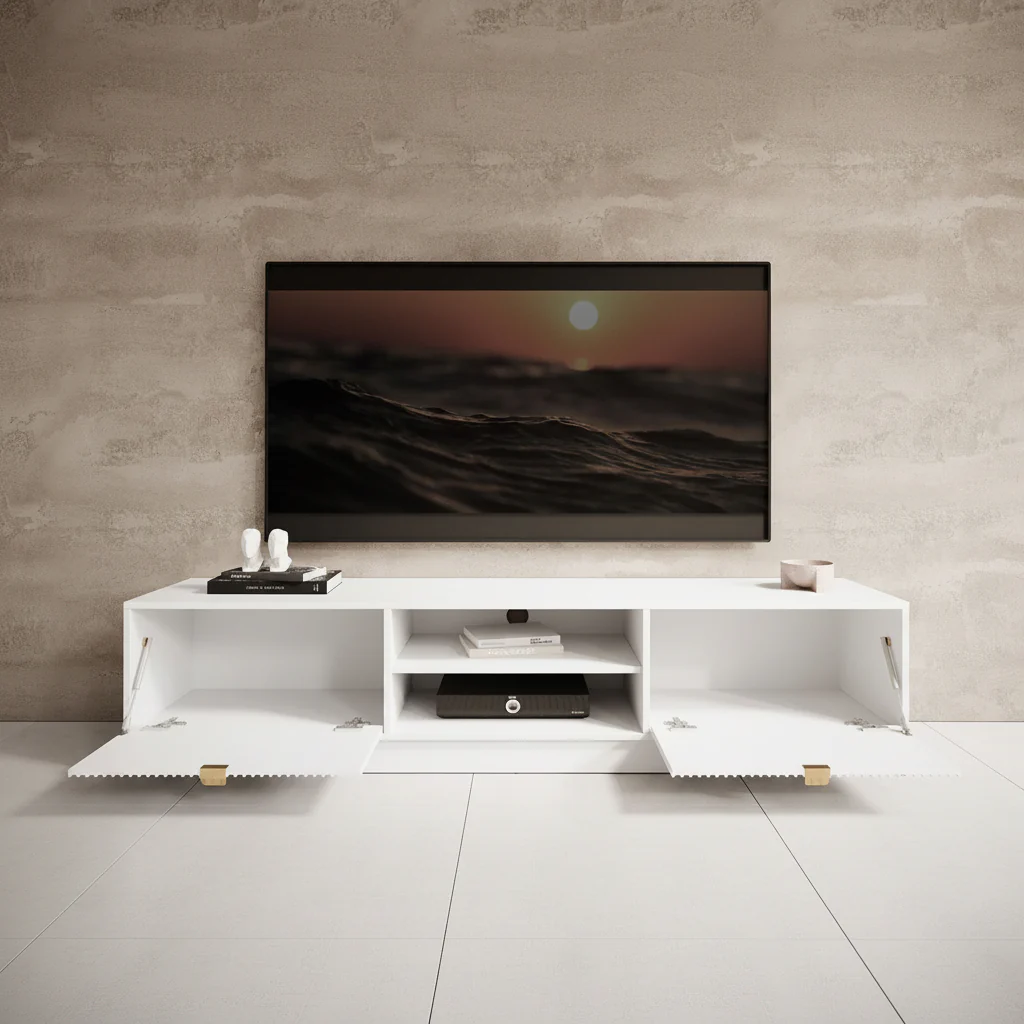 Tavares - TV-Meubel - Wit  - 180 cm - Image 3