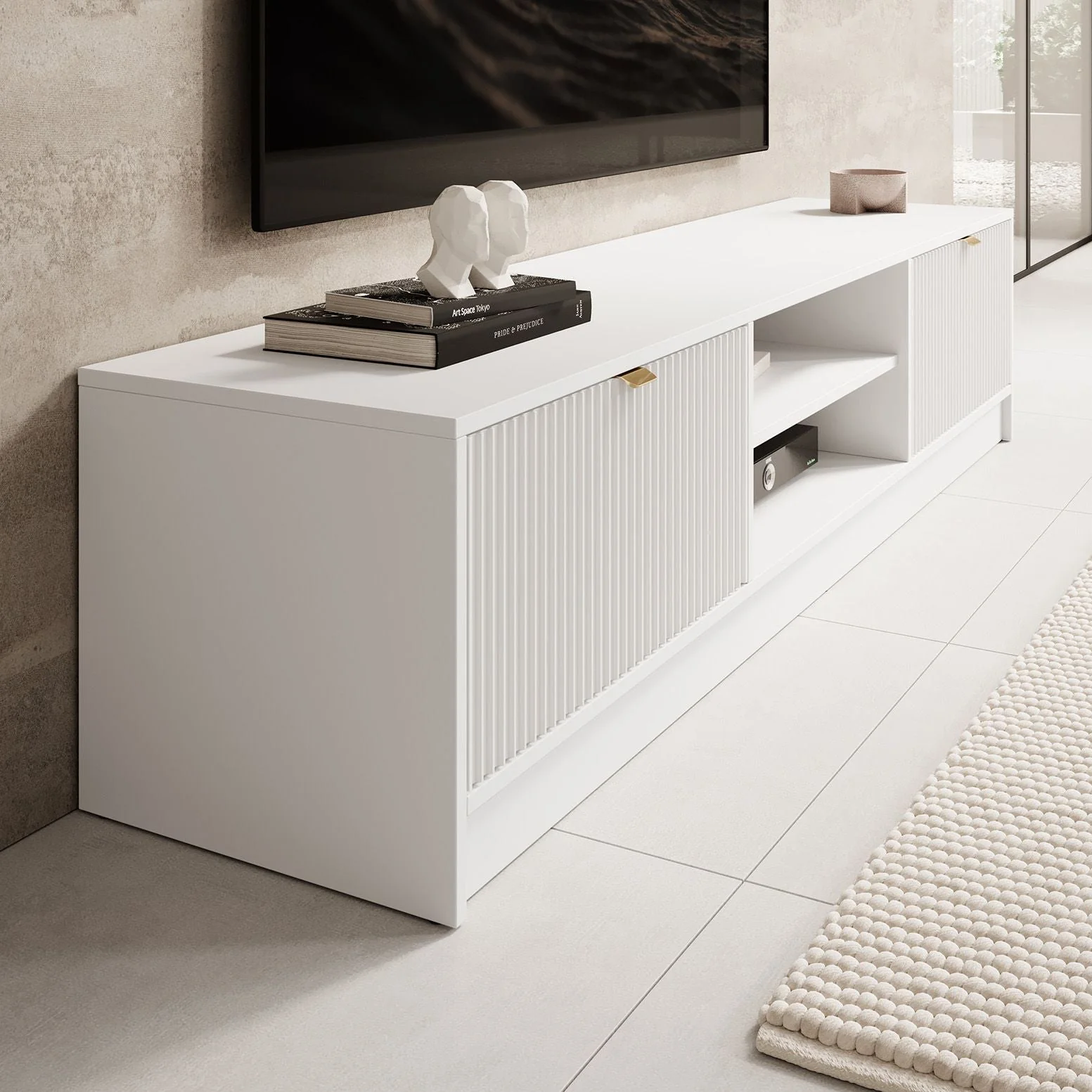 Tavares - TV-Meubel - Wit  - 180 cm - Image 4