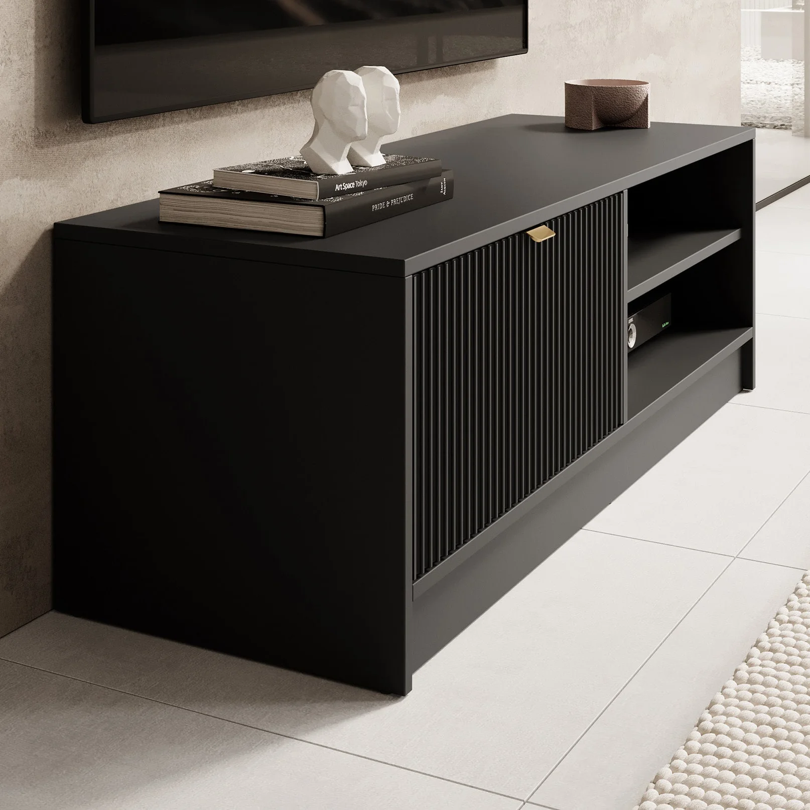 Tavares - TV-Meubel - Zwart  - 120 cm - Image 4