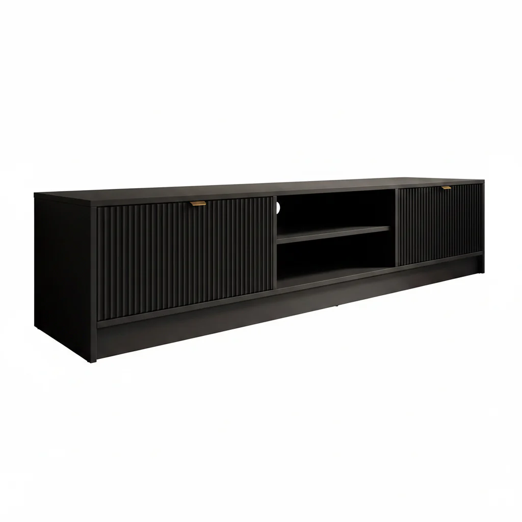 Tavares - TV-Meubel - Zwart  - 180 cm - Image 6