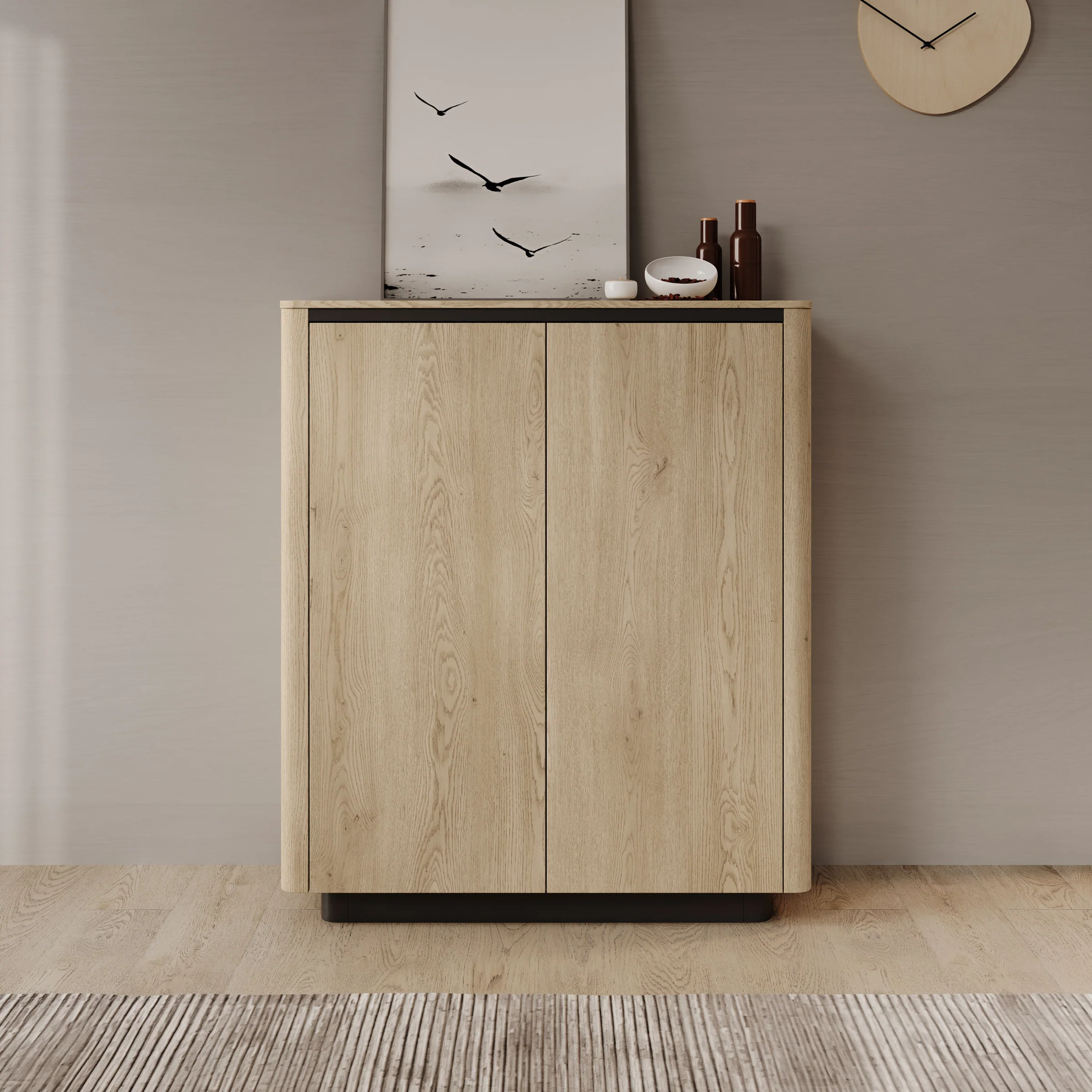 Taywan - Dressoir - Eiken - 113x38x133 cm - Image 3