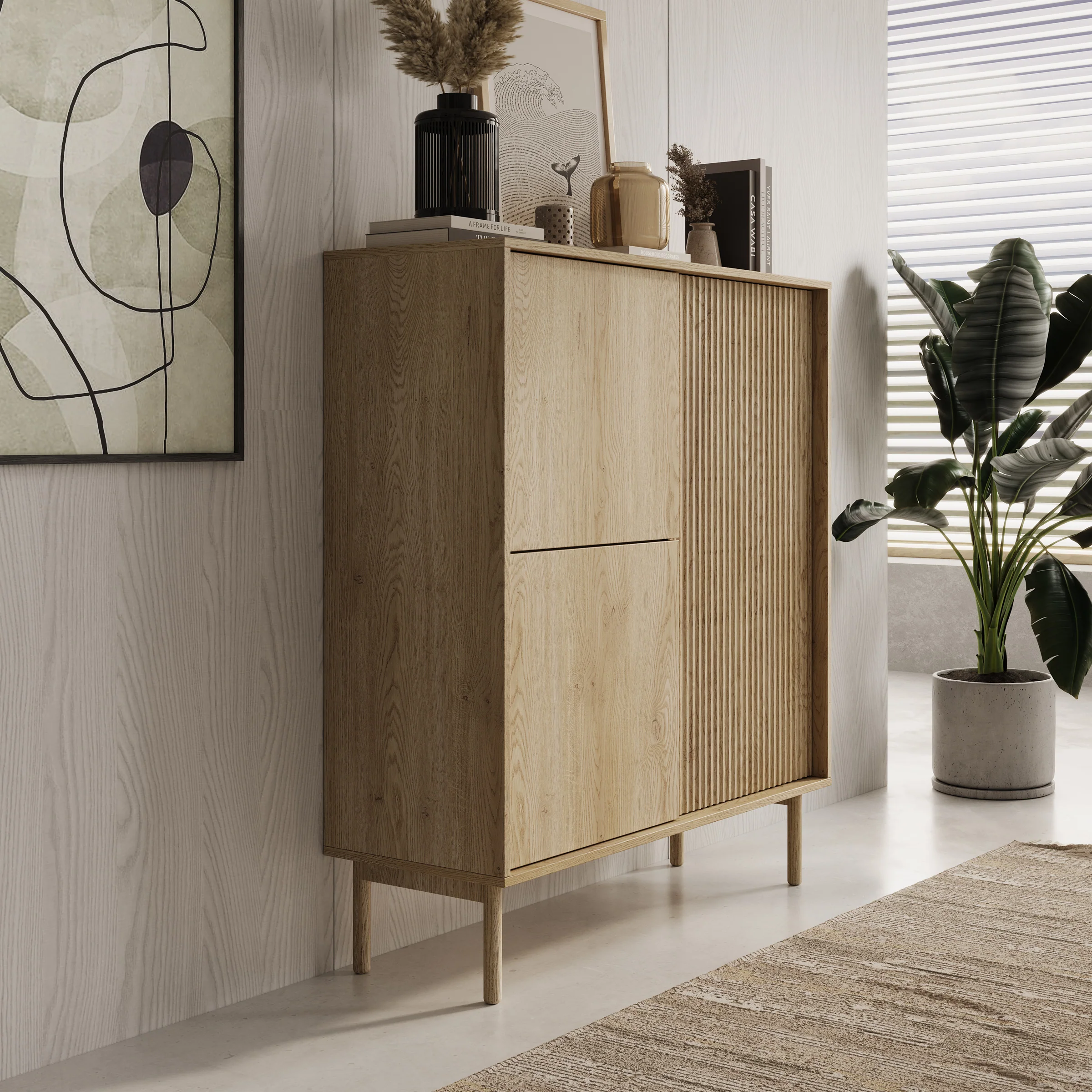 Tenerife - Dressoir - Eiken - 104x40x122 cm - Image 4