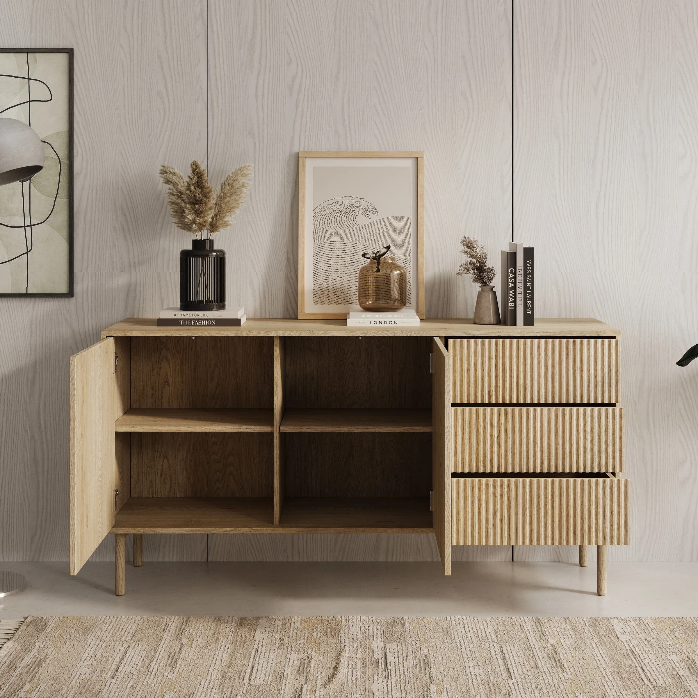 Tenerife - Dressoir - Eiken - 154x40x80 cm - Image 2