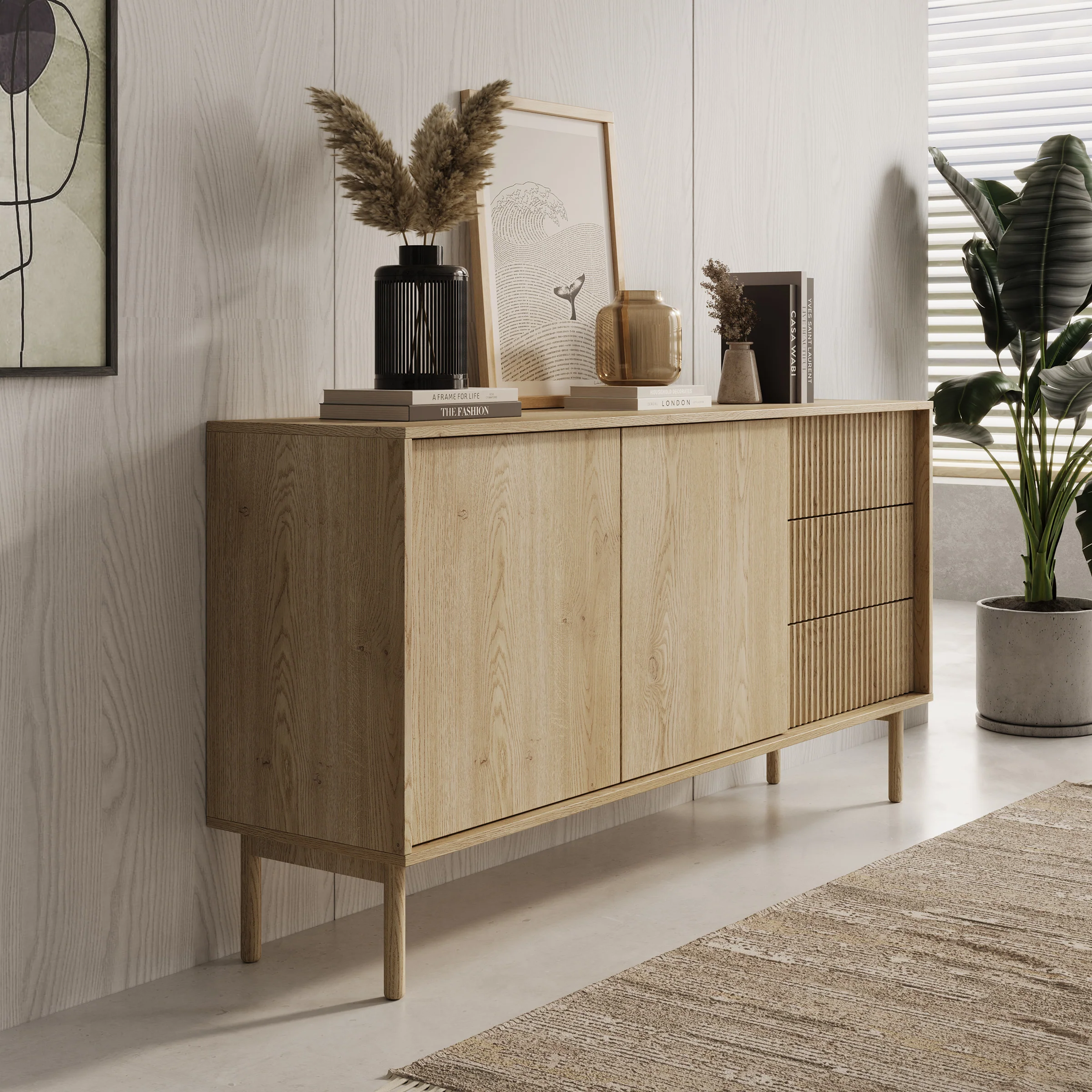 Tenerife - Dressoir - Eiken - 154x40x80 cm - Image 4