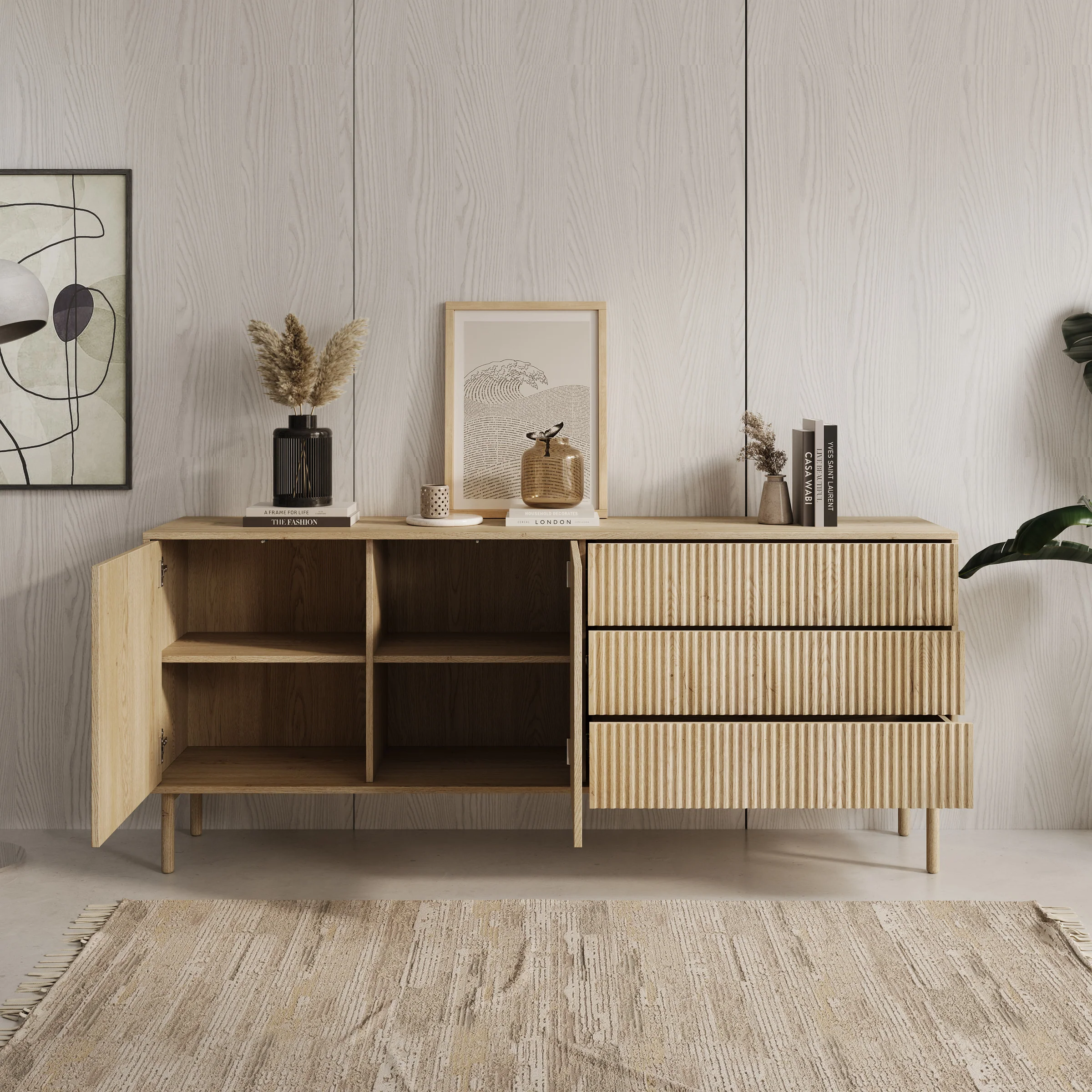 Tenerife - Dressoir - Eiken - 187x40x80 cm - Image 2